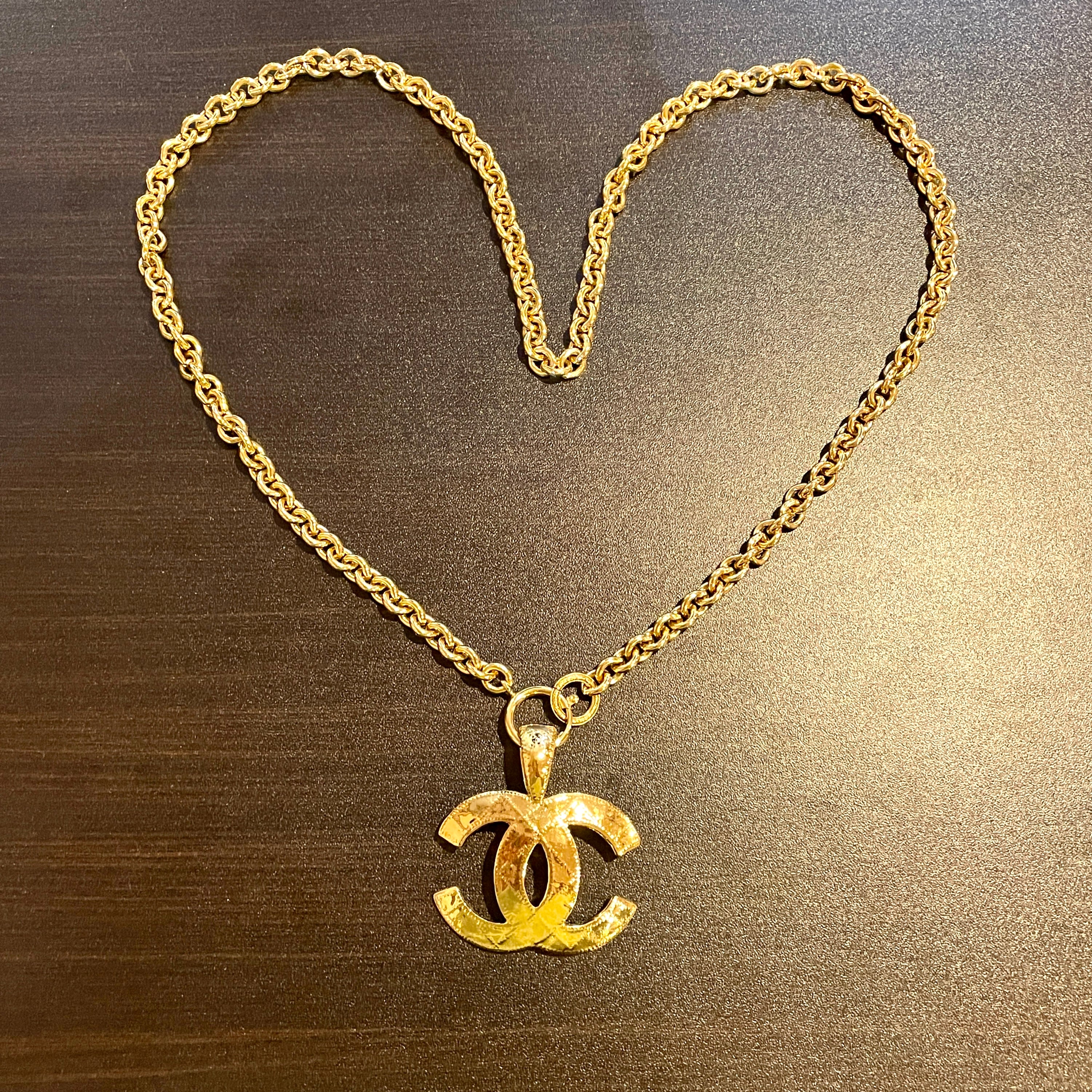 Chanel Pre-owned 1995 CC Clover Pendant Necklace