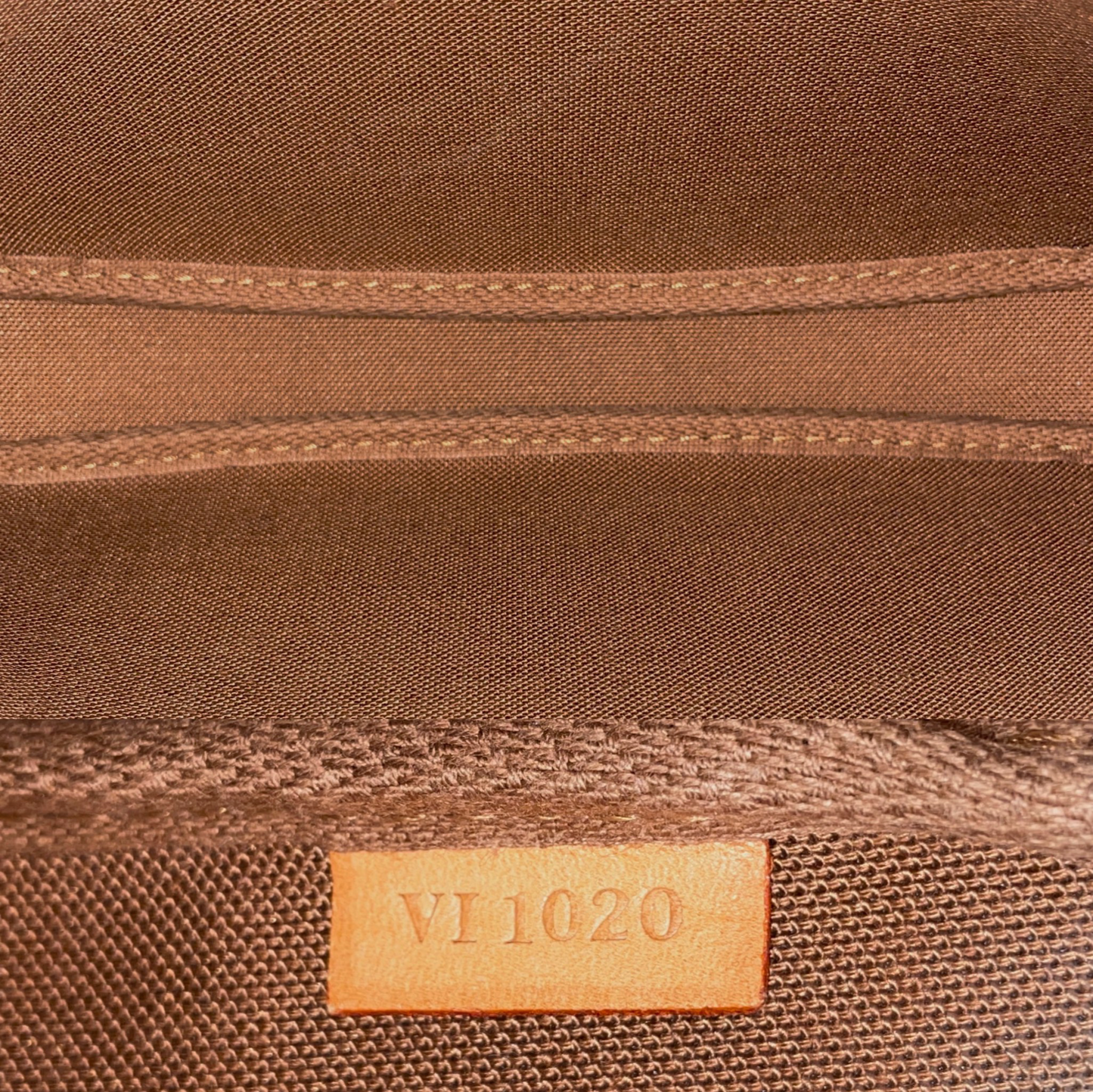 PRELOVED LV 2000 Monogram Pochette Accessoires M51980 Hand Bag Brown & Gold