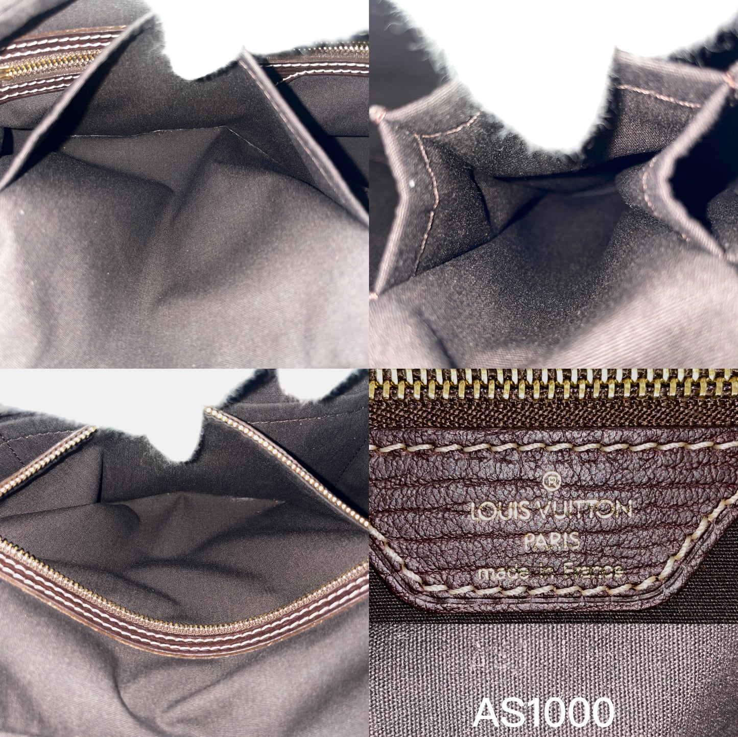 LOUIS VUITTON Monogram Minilan Brown Ebene M95225