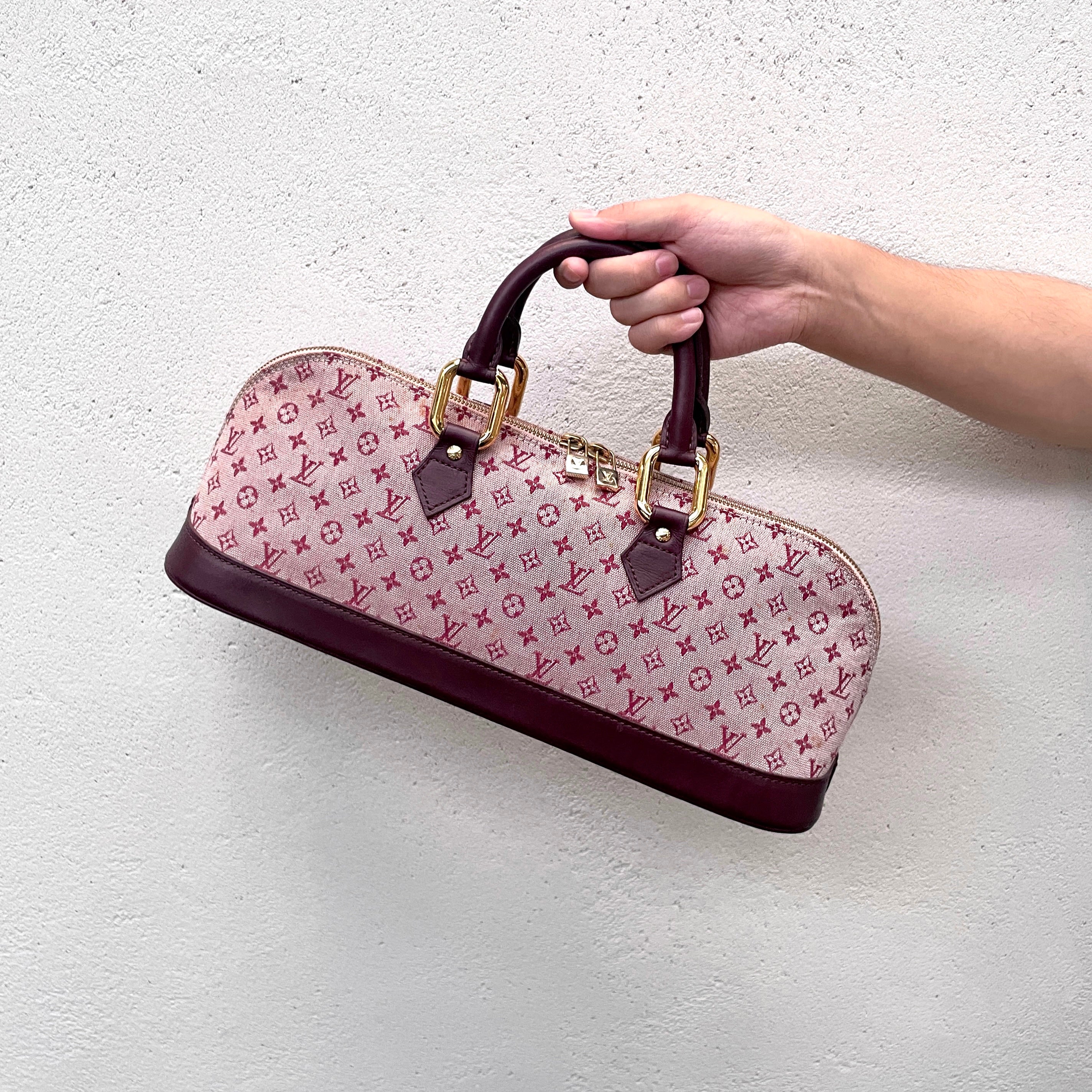 Louis Vuitton Monogram Mini Lin Alma Long