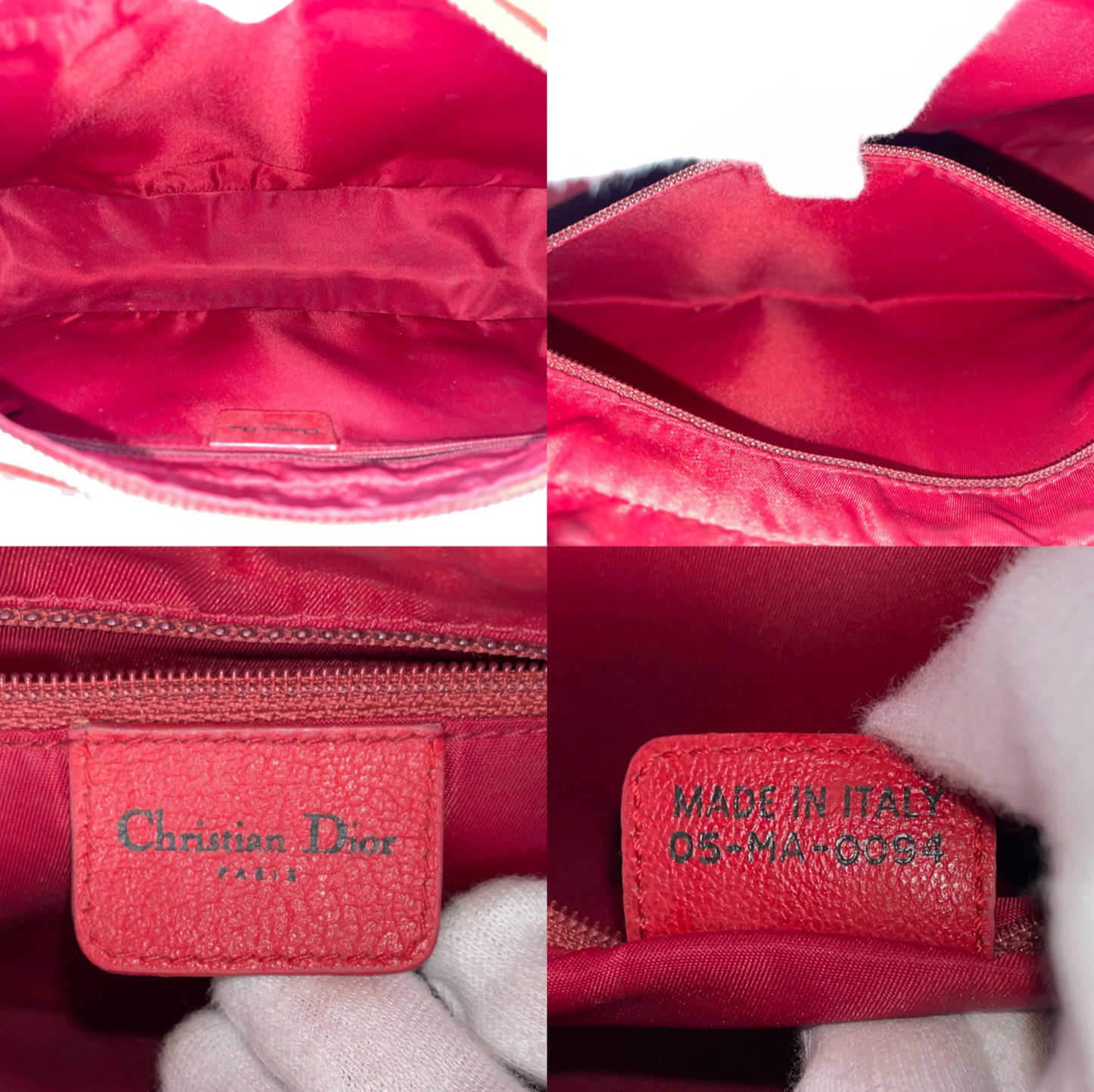 RARE☆☆☆☆CHRISTIAN DIOR Rasta Line Trotter PVC No.2 Crossbody Shoulder Bag Brown & Multi-Color