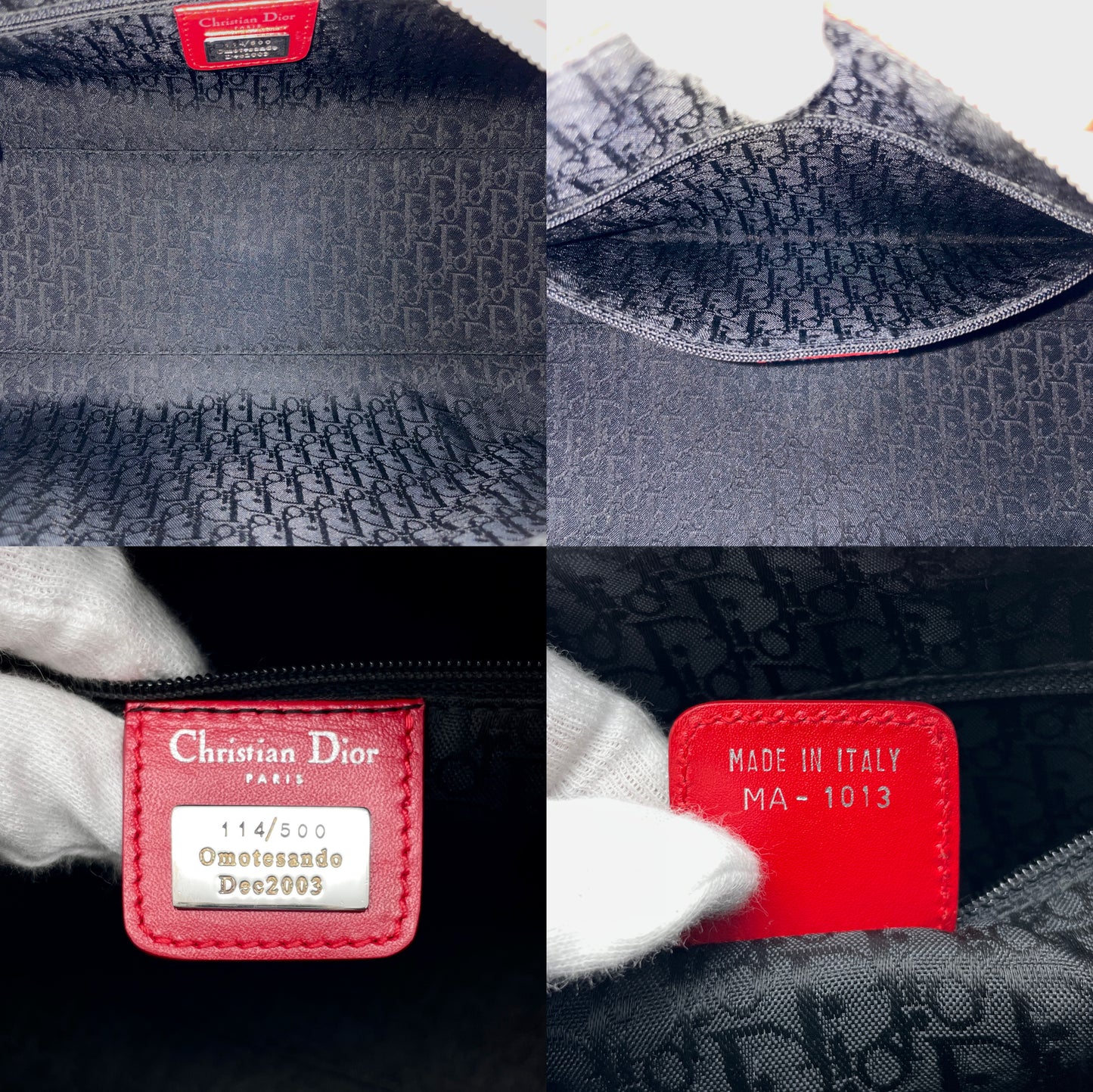 RARE☆☆☆CHRISTIAN DIOR Hardcore Mini Boston Bag /Omotesando Limited 114/500