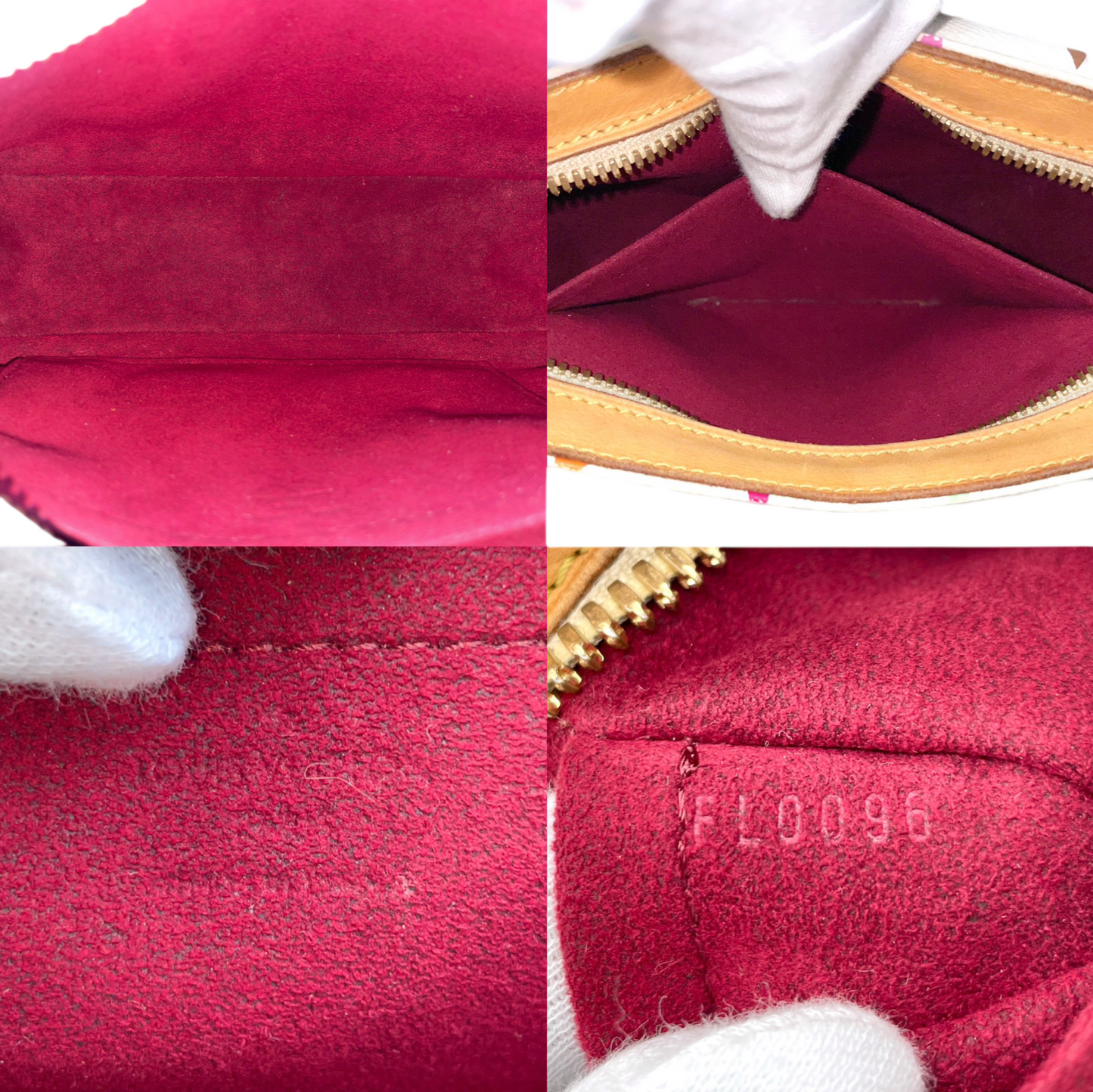 RARE☆☆☆☆ LOUIS VUITTON Monogram Multicolor White Lodge PM M40053 Shoulder Bag