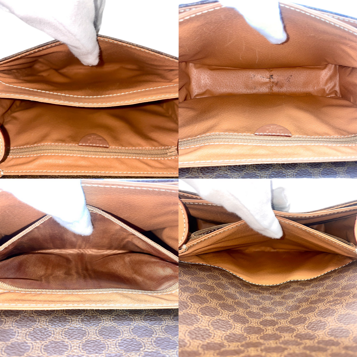 CELINE Macadam circle logo shoulder bag