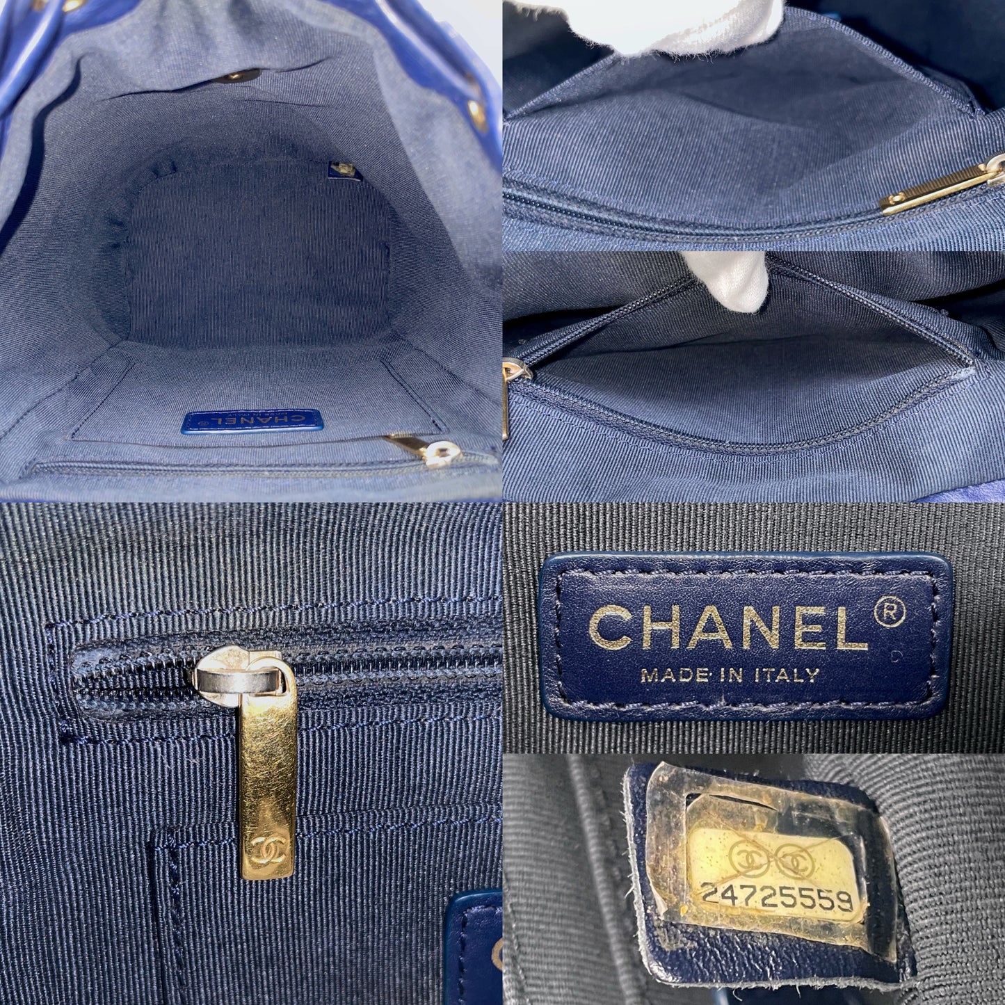 RARE☆☆☆CHANEL Matelasse Coco Mark Rucksack