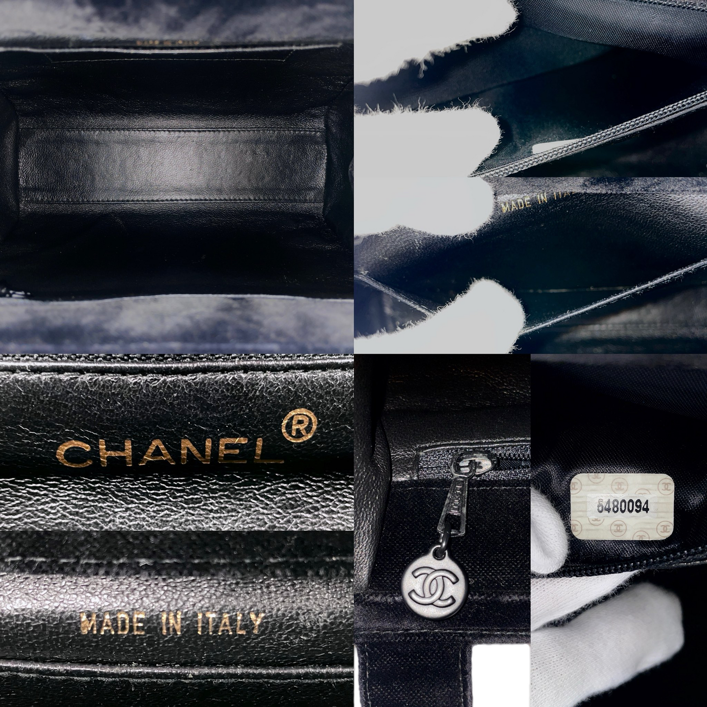 RARE☆☆☆CHANEL Velvet Jumbo Coco Mark Handbag Black