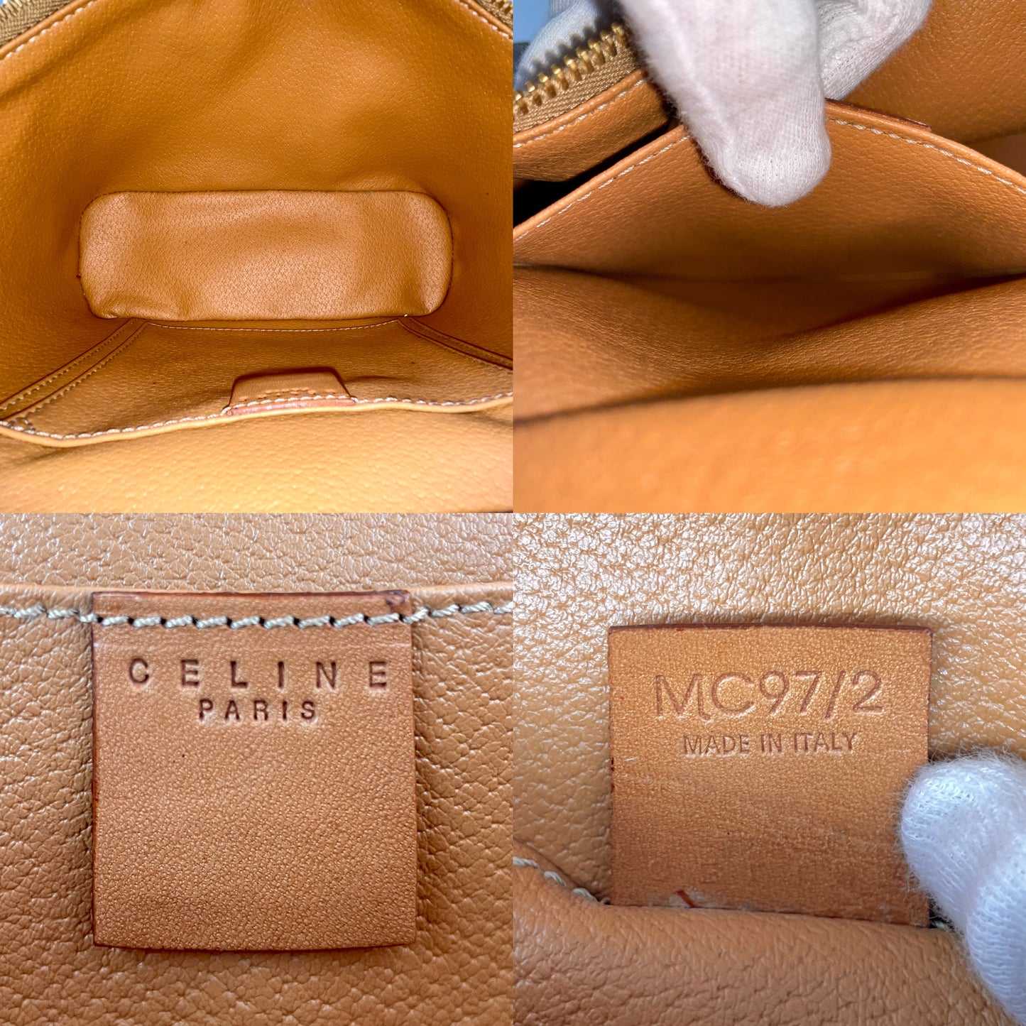 RARE☆☆☆ CELINE Macadam 2-Way Vanity Bag