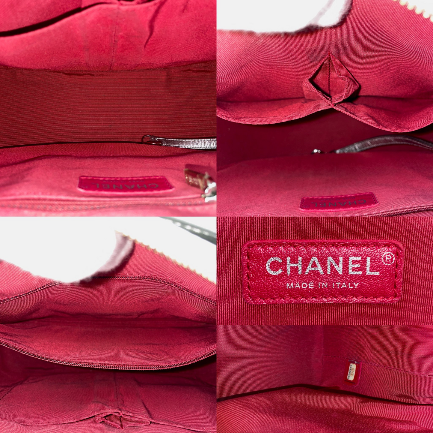 RARE☆☆☆CHANEL 2017 Gabrield de Chanel Line Double Chains Shoulder Bag New Medium Silver & Gold