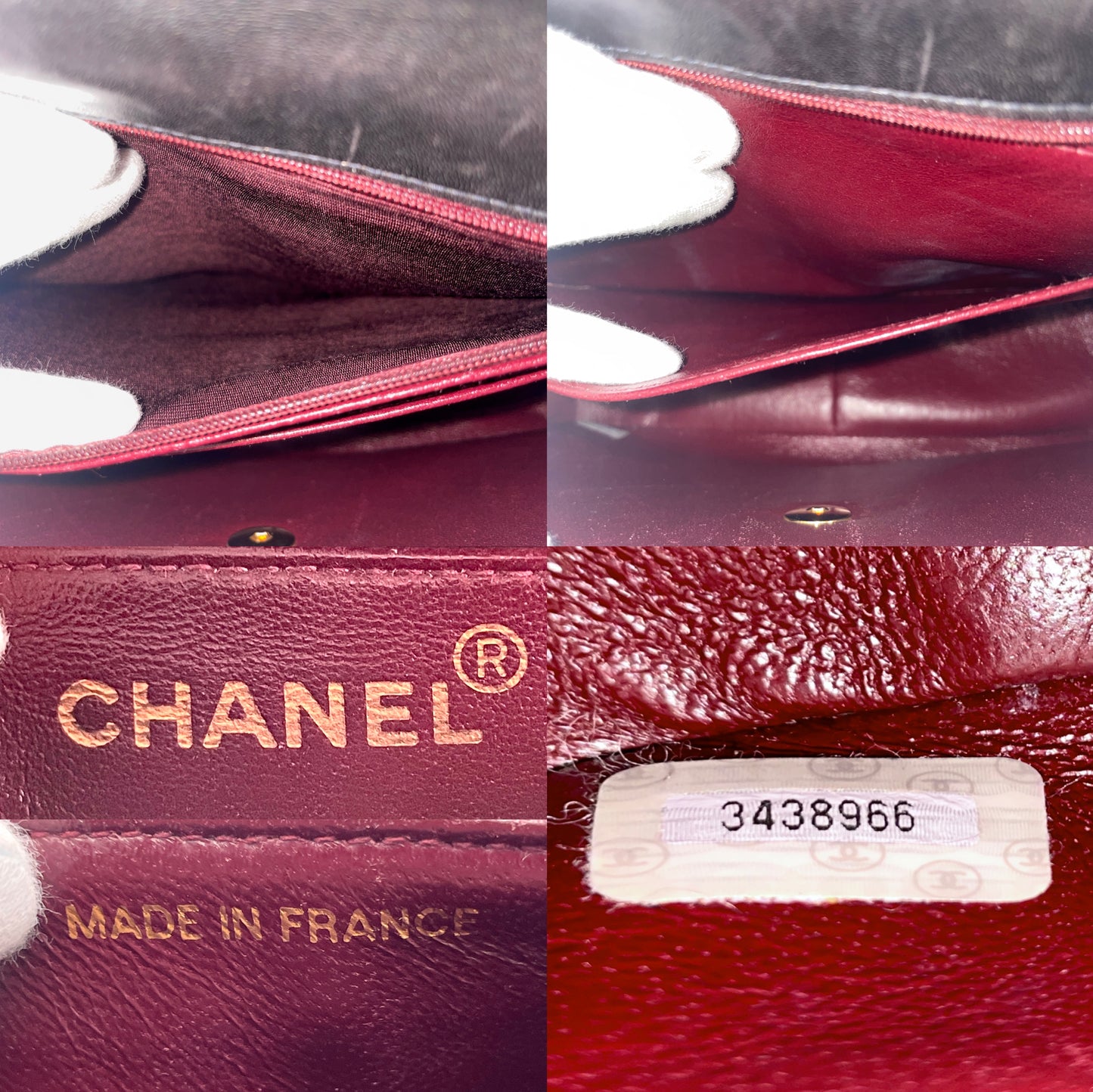 RARE☆☆☆CHANEL Jumbo CC LOGO Turn Lock Chain Shoulder Single Flap Bag Black & Gold #