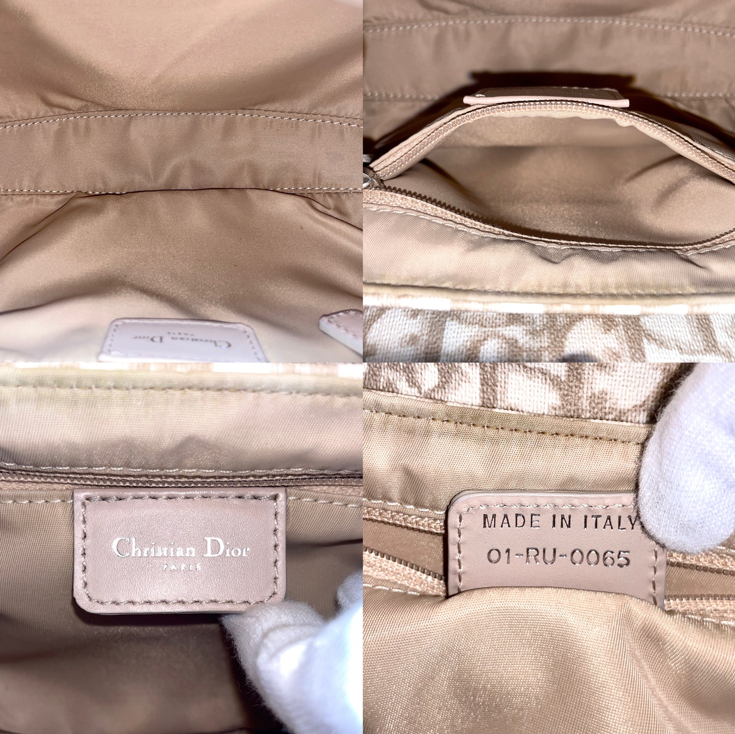 RARE☆☆☆CHRISTIAN DIOR Trotter Romantic Ribbon Mini Handbag