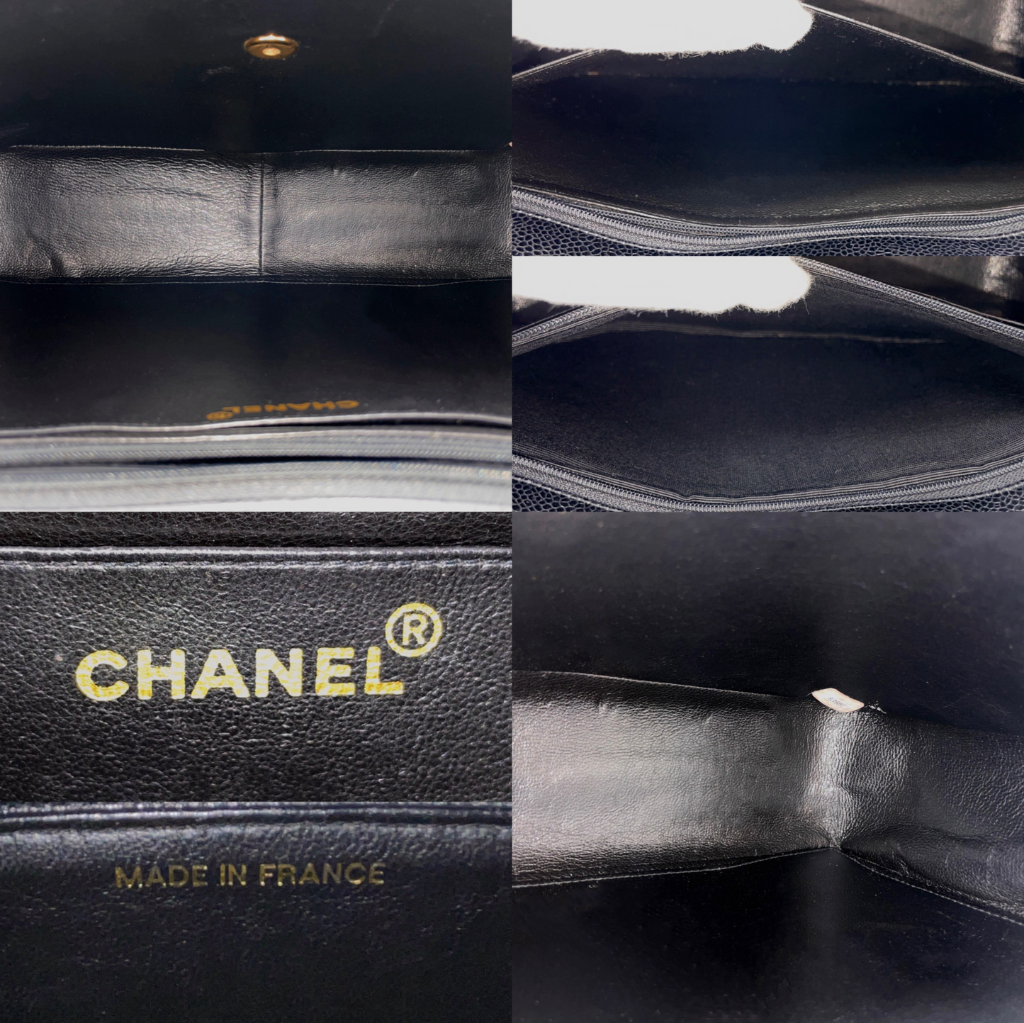 CHANEL Mademoiselle Deco Coco Mark Chain Shoulder Bag #