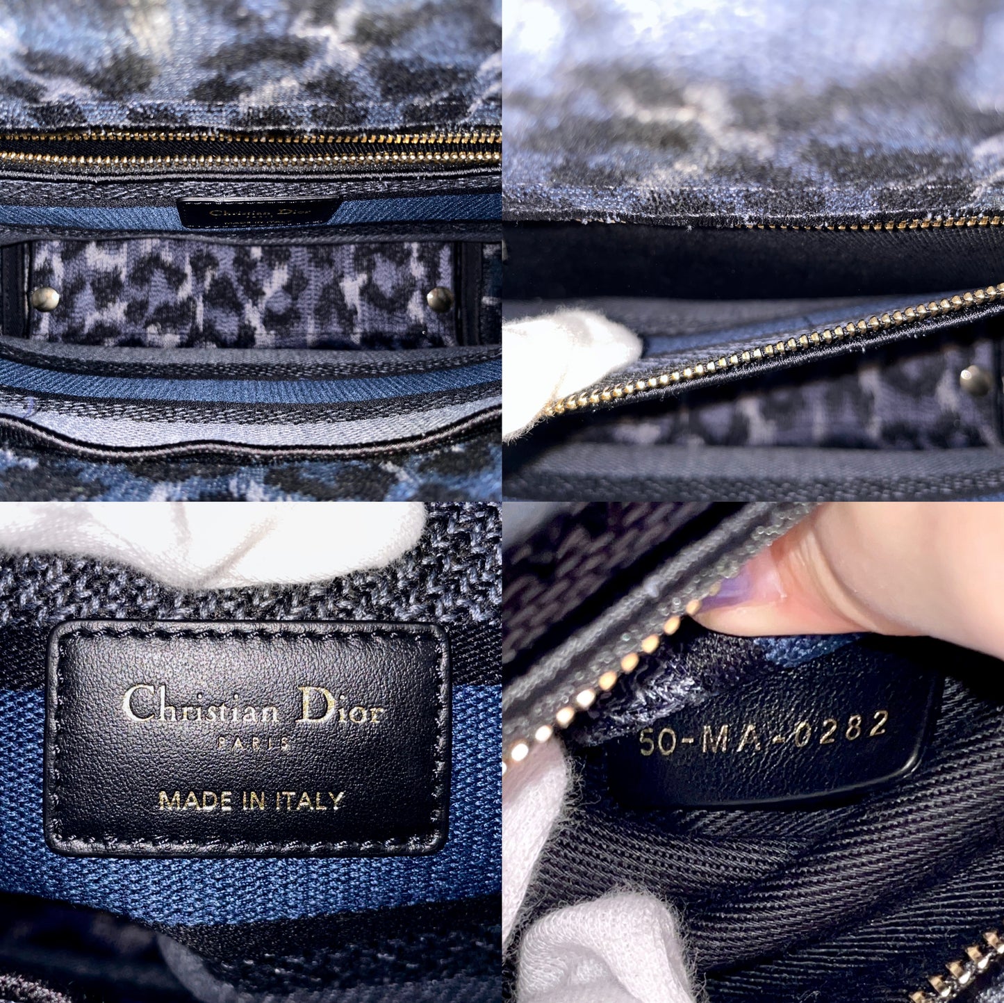 CHRISTIAN DIOR Lady D-Lite Bag MM/Strap included/Regular price: 765,000JPY