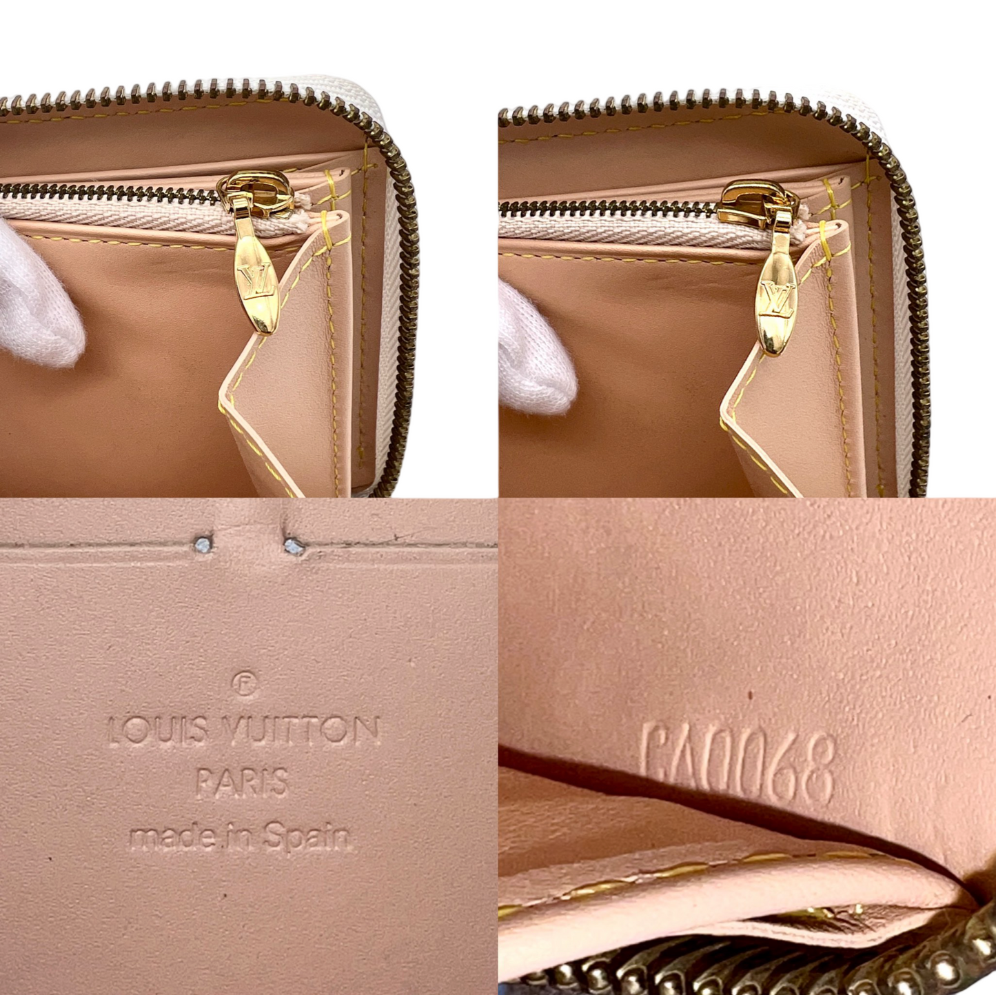 RARE☆☆☆LOUIS VUITTON Monogram Multicolor/White Zipper Wallet/M60049