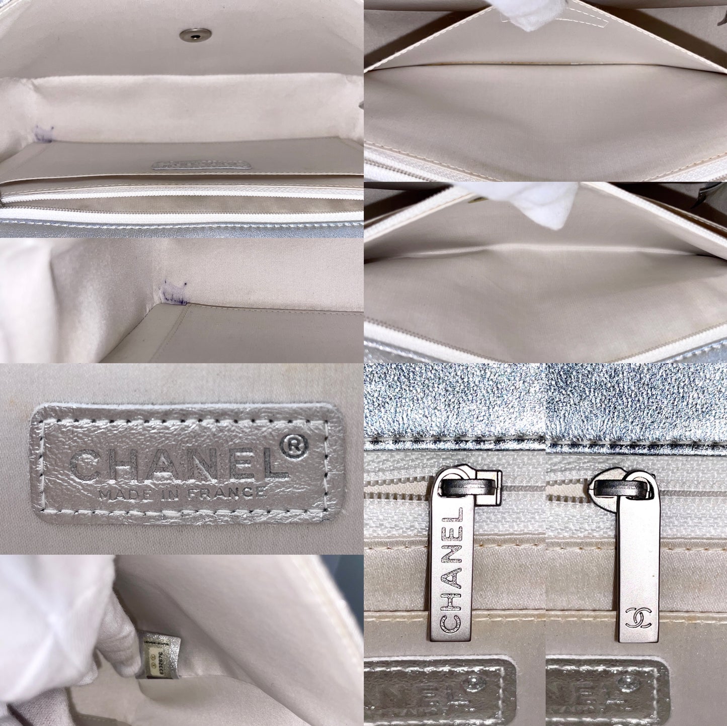 RARE☆☆☆CHANEL Neutral Line Double Chain Shoulder Single Flap Bag