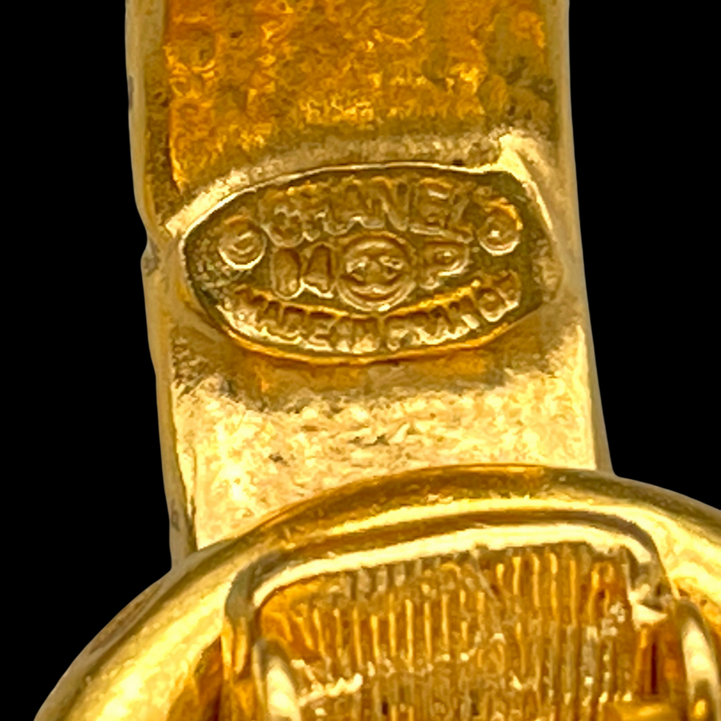 CHANEL Coco Mark Cross Earrings 94P