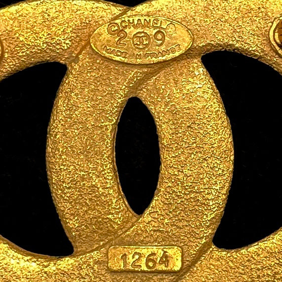 CHANEL Jumbo Coco Mark Brooch GP