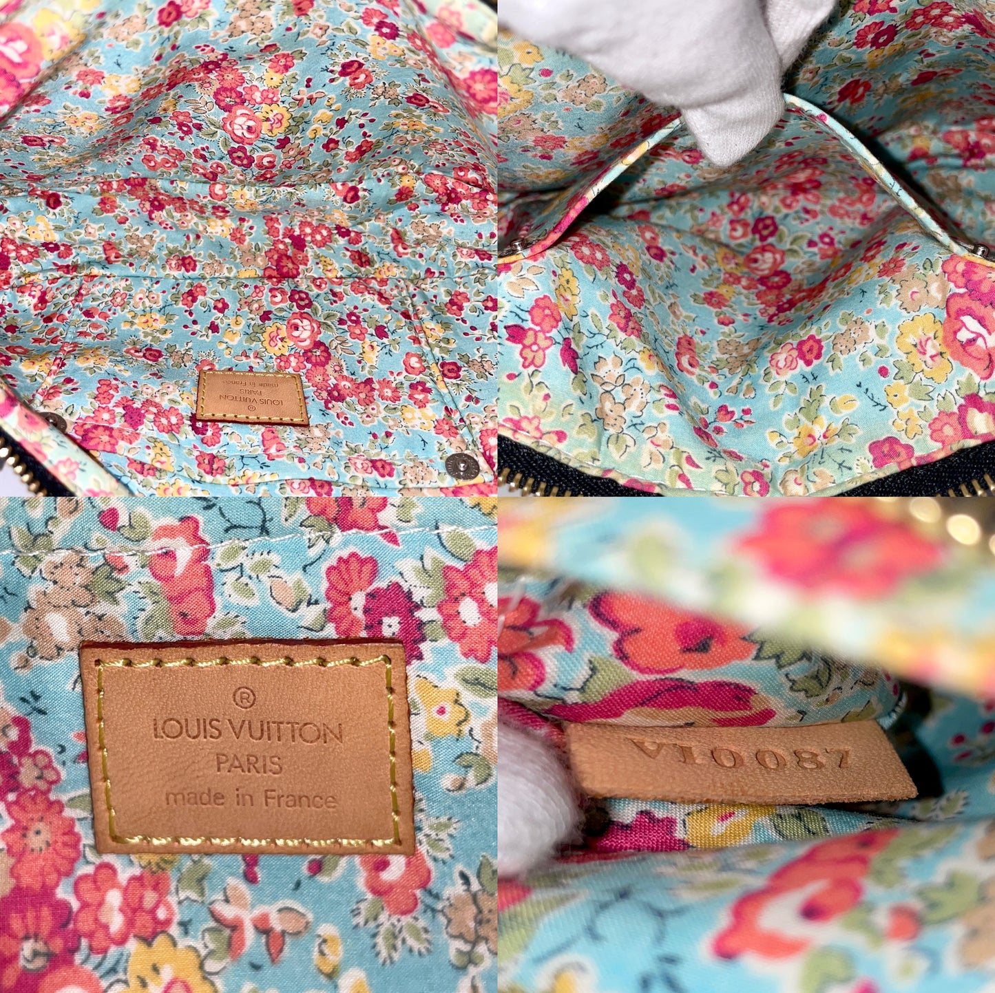 RARE☆☆☆☆☆LOUIS VUITTON Monogram Denim Patchwork Pouchy Shoulder Bag M95383 Shoulder Bag