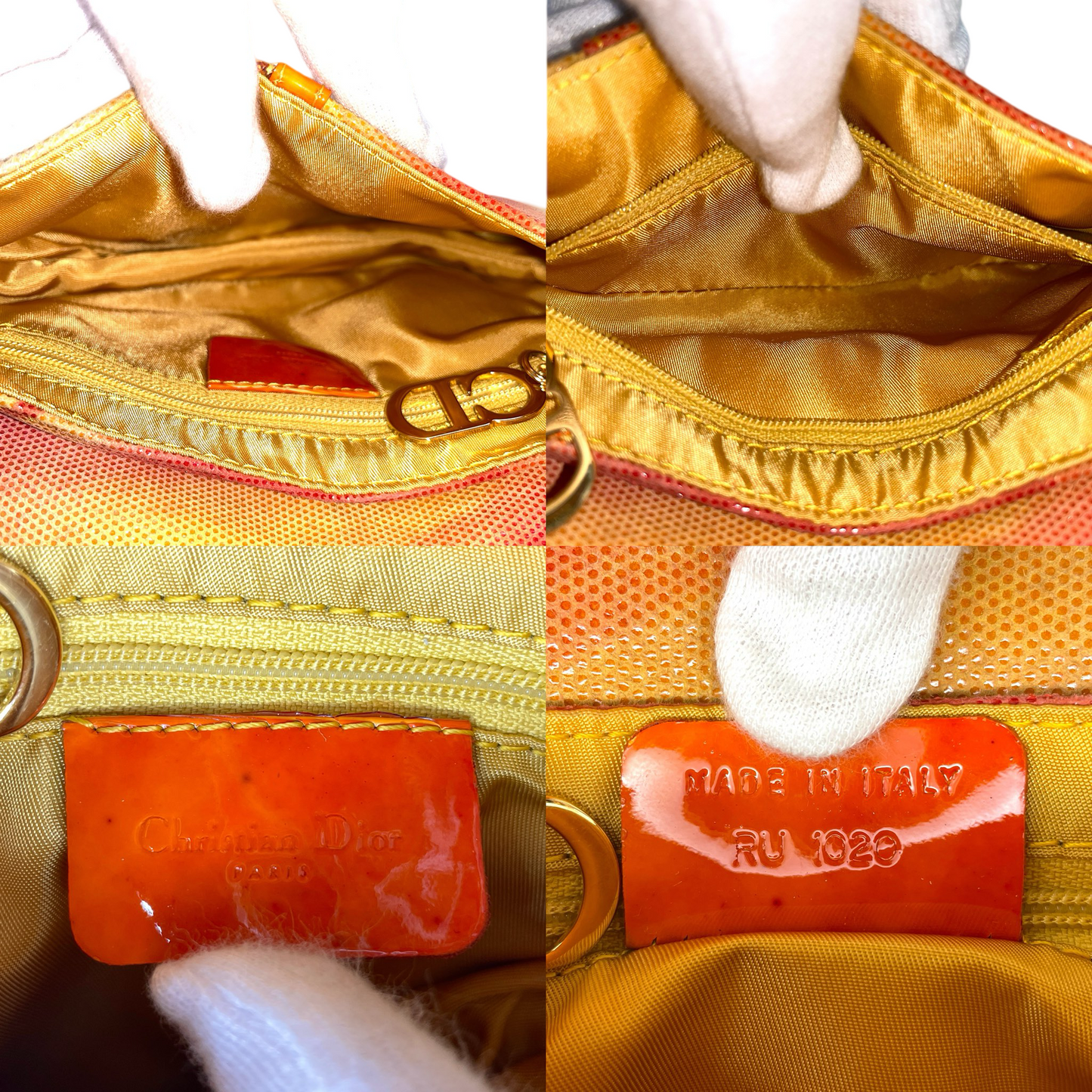 RARE☆☆☆CHRISTIAN DIOR Taidai color saddle bag PM