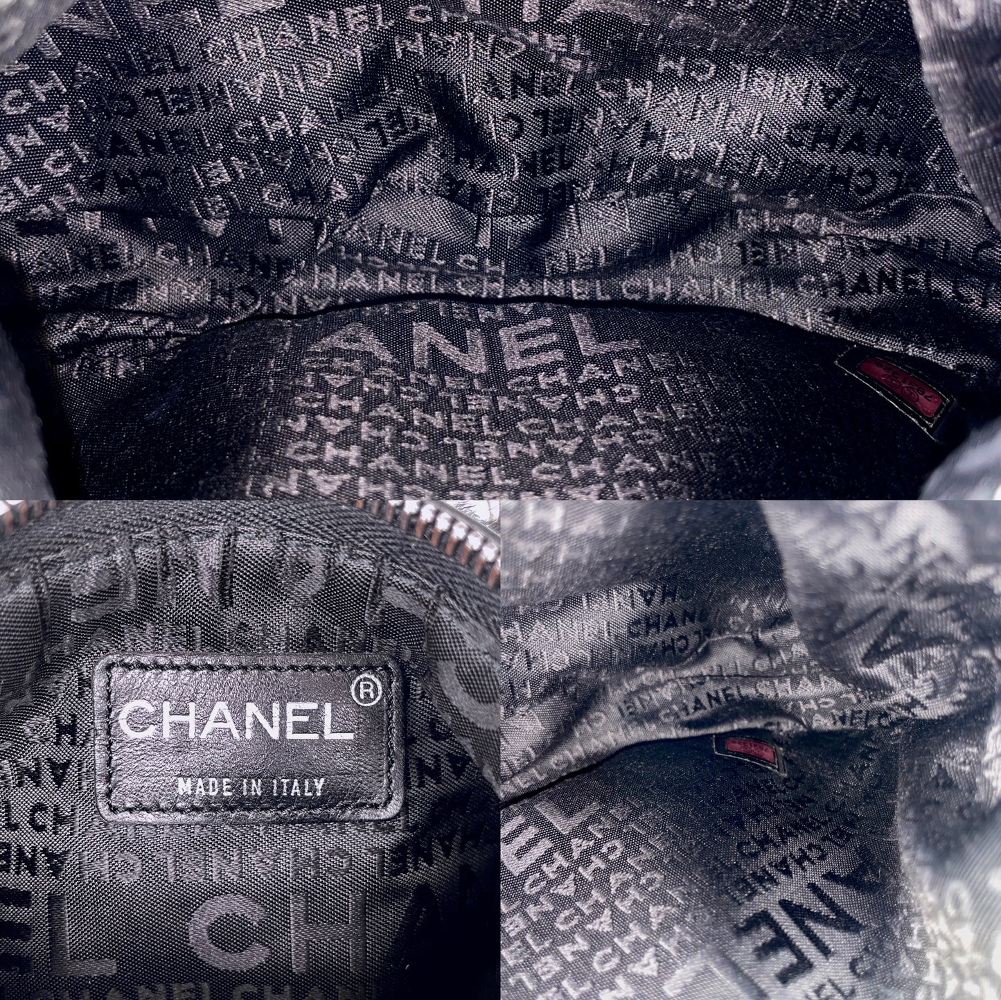 RARE☆☆☆CHANEL Coco Mark Pendant Rabbit Fur Chain Shoulder Bag