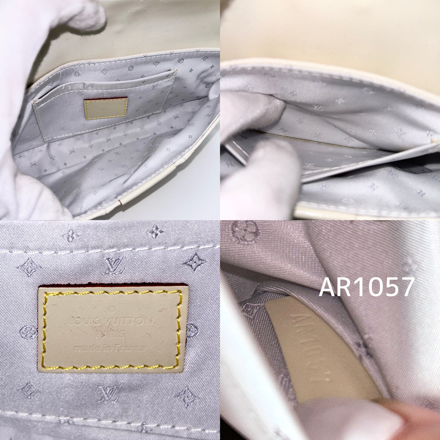 RARE☆☆☆☆ LOUIS VUITTON Suhali Précieux Blanc Shoulder Bag Pouch M91774