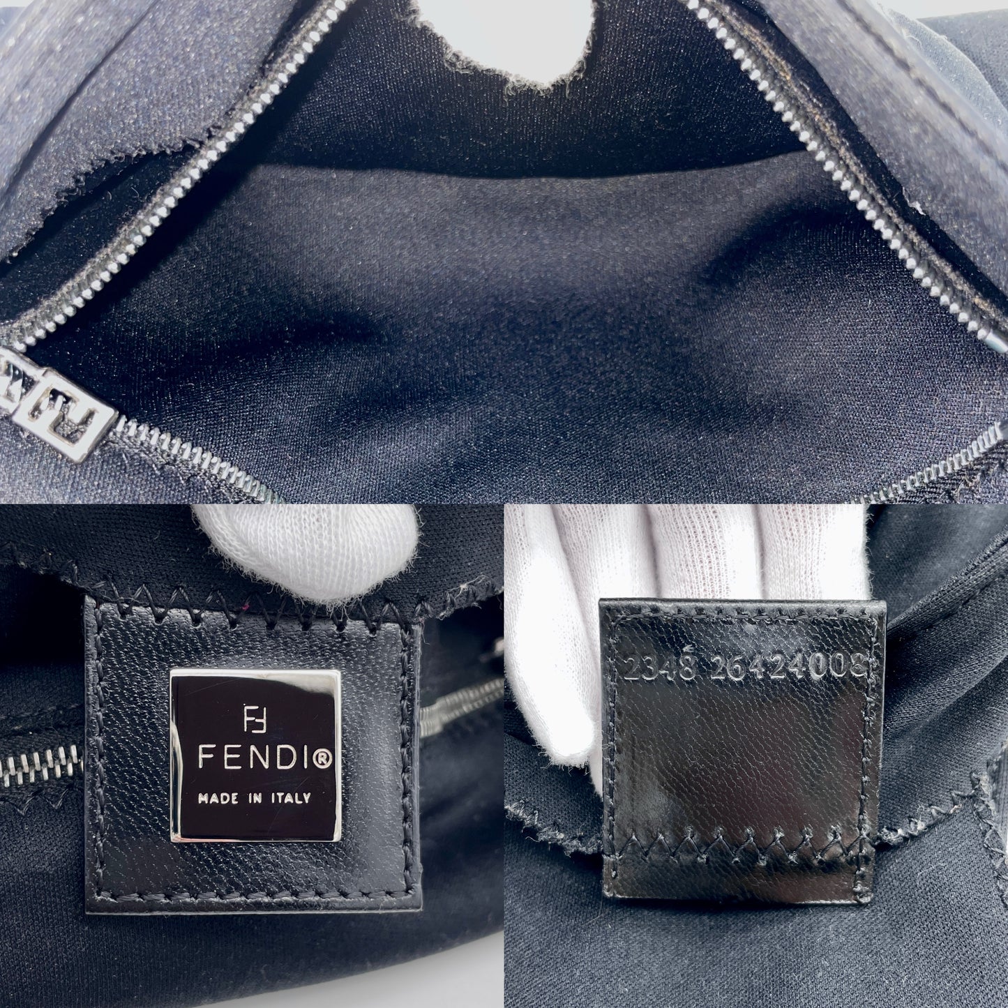 FENDI FF logo Mamma bucket shoulder bag PM