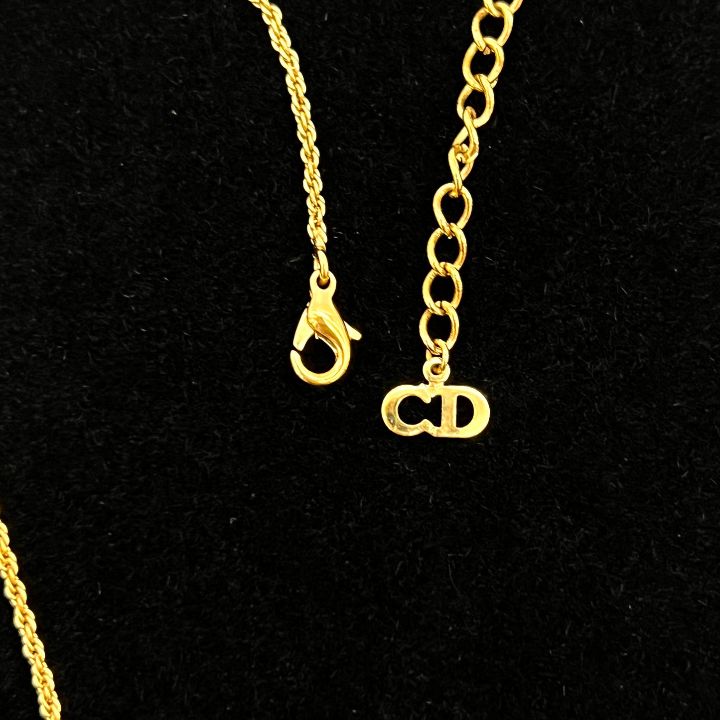 CHRISTIAN DIOR Lady-Dior Pendant Necklace