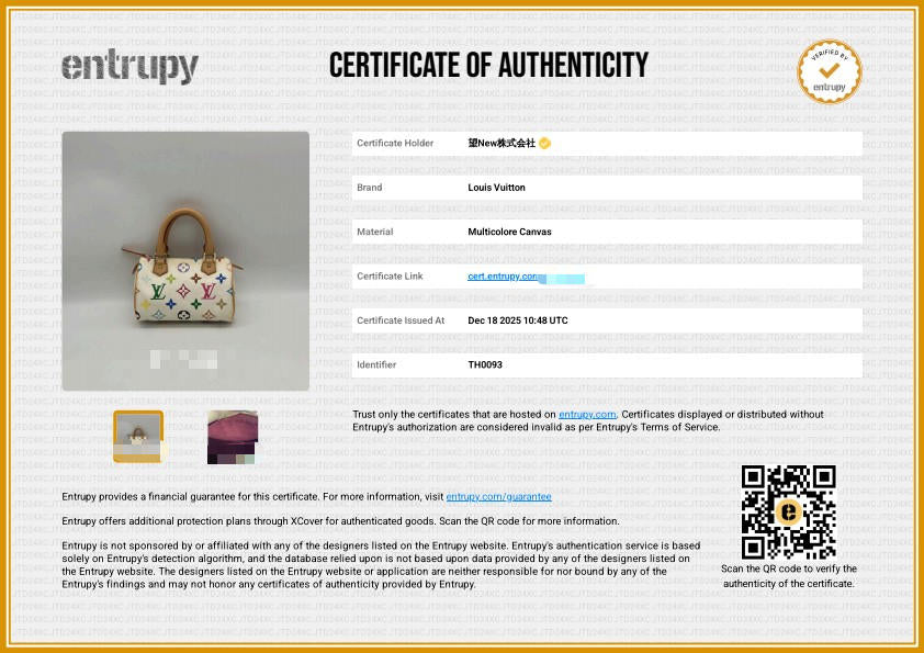 RARE☆☆☆☆LOUIS VUITTON Monogram Multicolor White Mini Speedy M92645/With Strap #