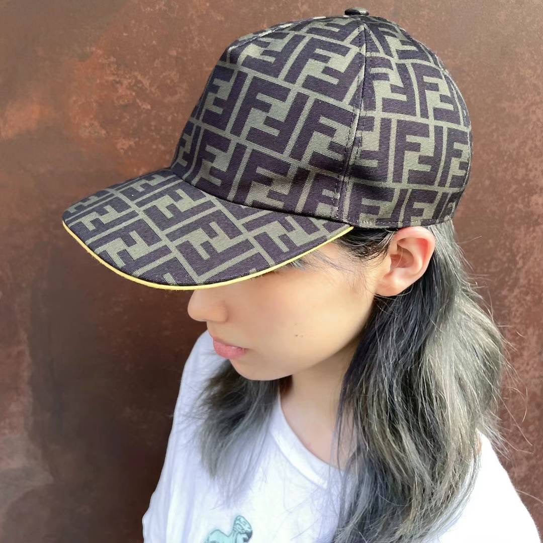 FENDI Zucca pattern baseball cap