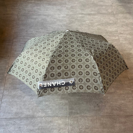 CHANEL COCO logo folding umbrella