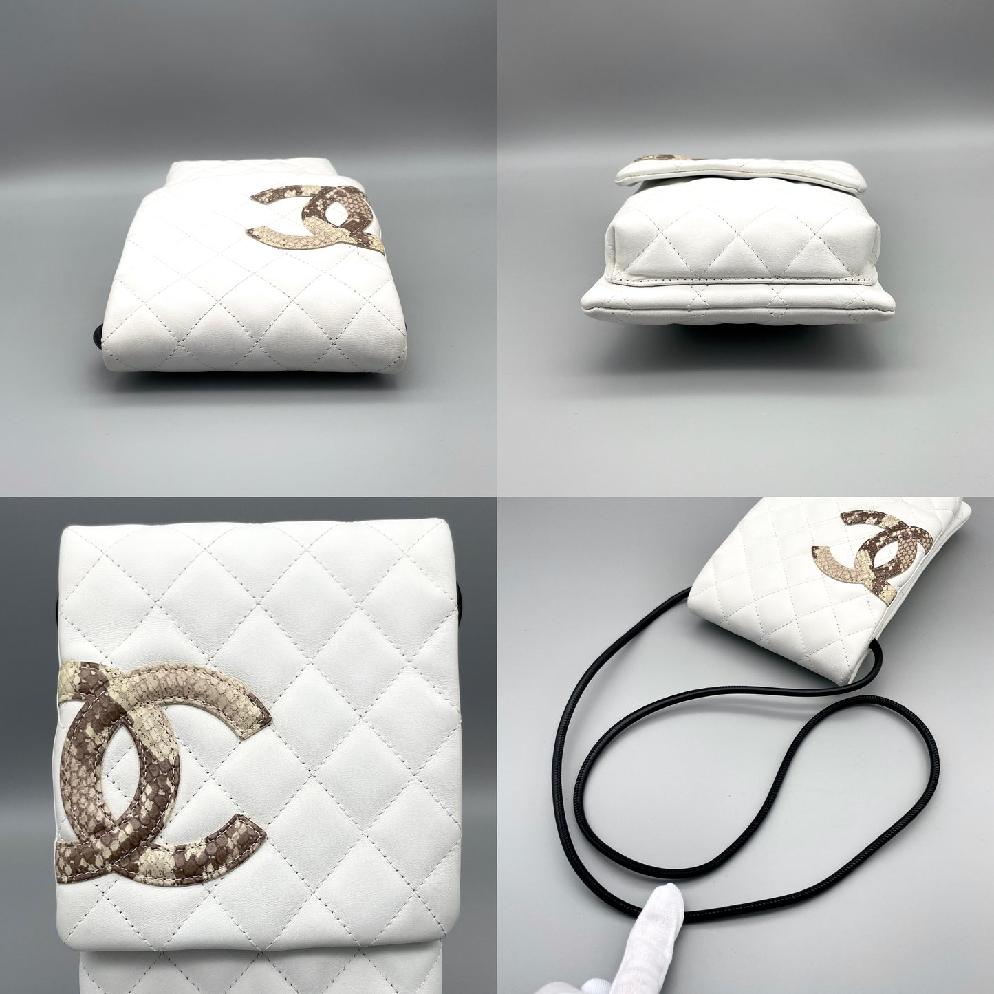 RARE☆☆☆AUTH Pre-owned CHANEL ｶﾝﾎﾞﾝﾗｲﾝﾊﾟｲｿﾝｺｺﾏｰｸ ｼｮﾙﾀﾞｰﾊﾞｯｸﾞ