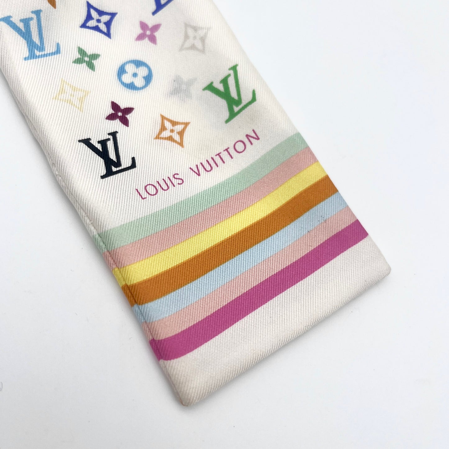 LOUIS VUITTON Multicolor Monogram Twill Scarf