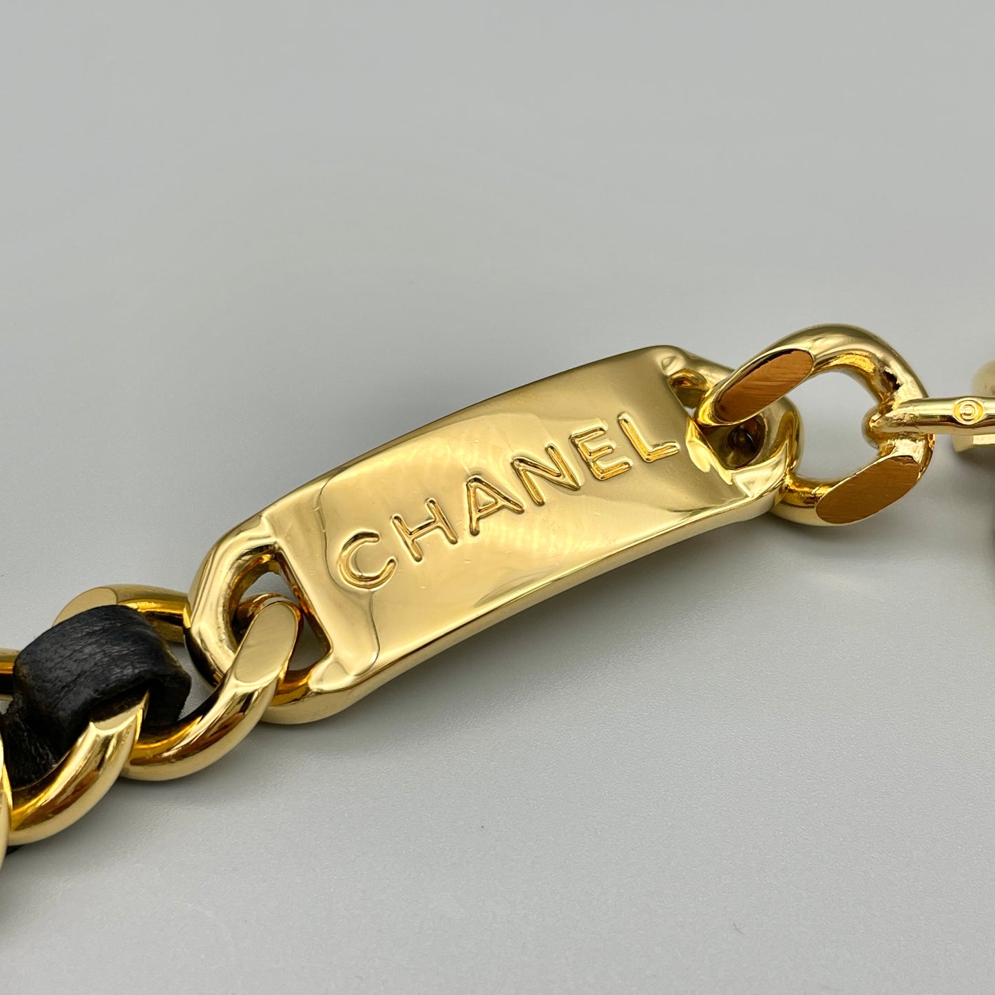 正品二手 CHANEL Kokomark 吊坠马特拉斯链条腰带 94A