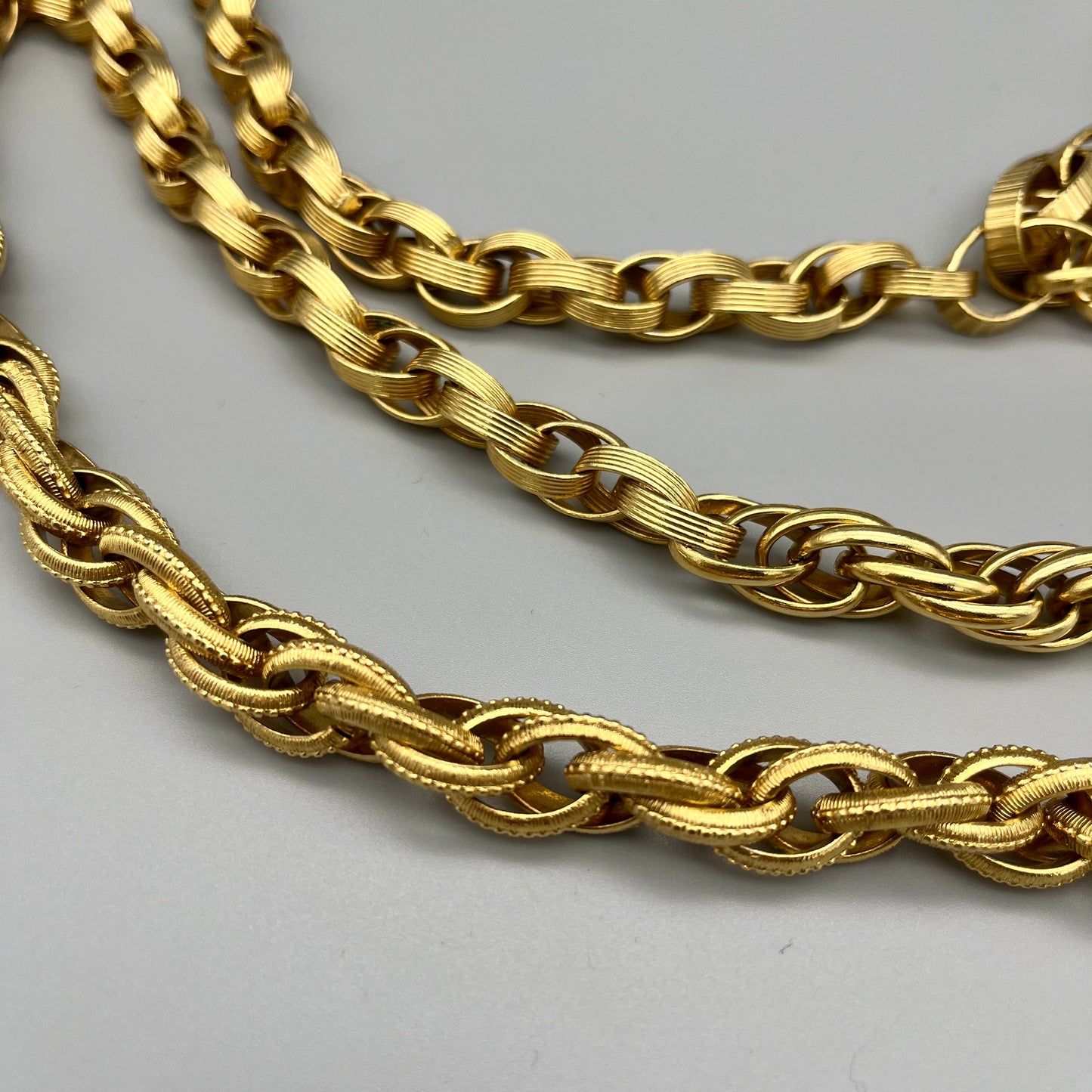 RARE☆☆☆CHANEL Coco Mark Medal Chain Belt