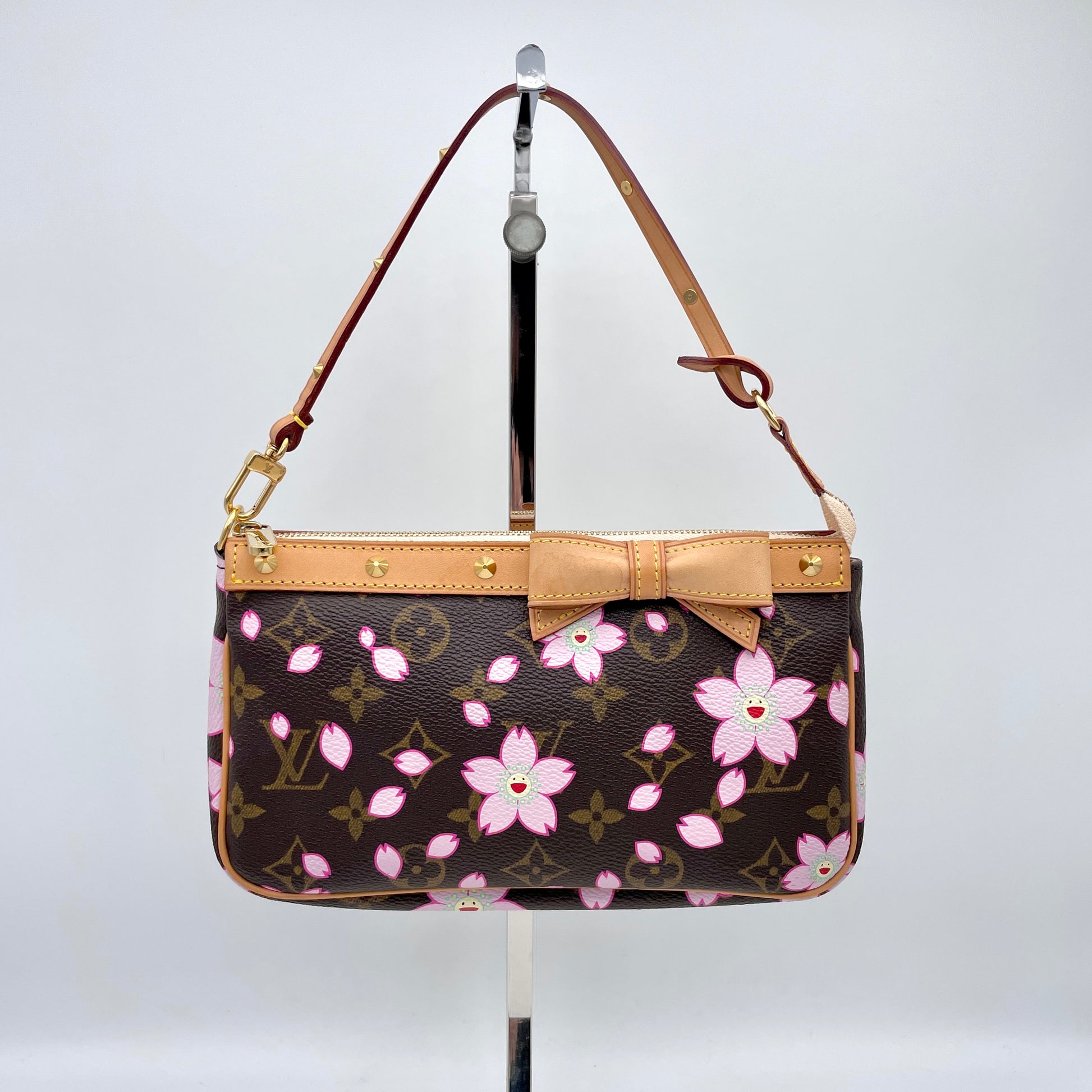 Louis Vuitton, Bags, Authenticlouis Vuitton Cherry Blossom Pouchette Bag