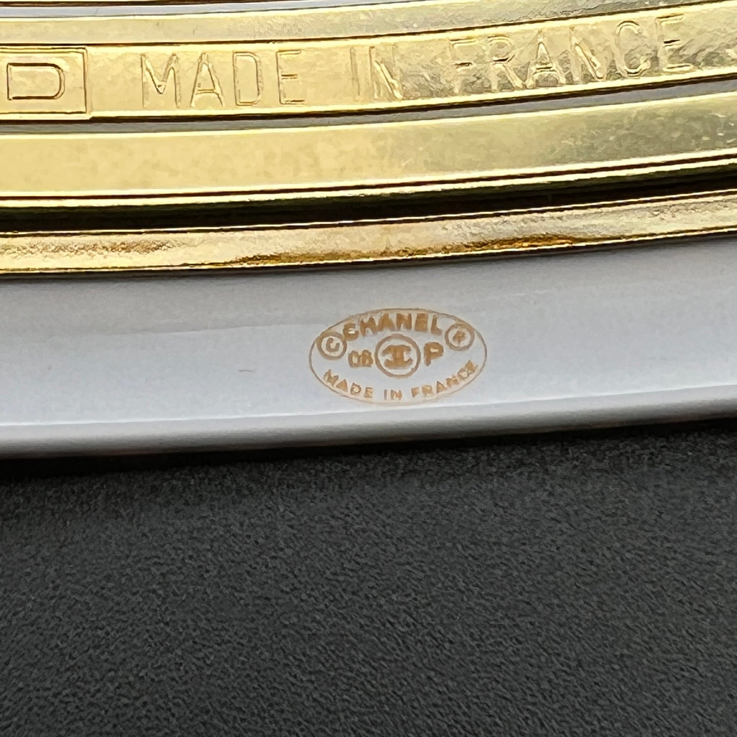 AUTH Pre-owned CHANEL ｺｺﾏｰｸ ﾗｲﾝｽﾄｰﾝ ﾊﾞﾚｯﾀ