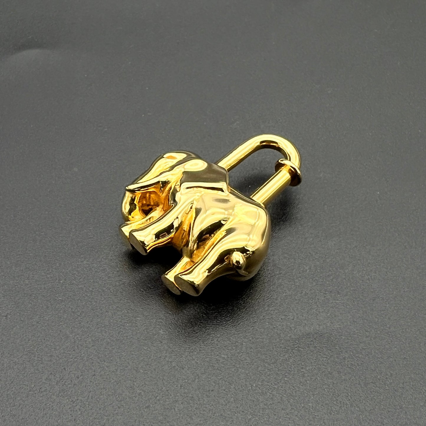 Afar Vintage Pre-owned HERMES Cadena Charm Elephant GP