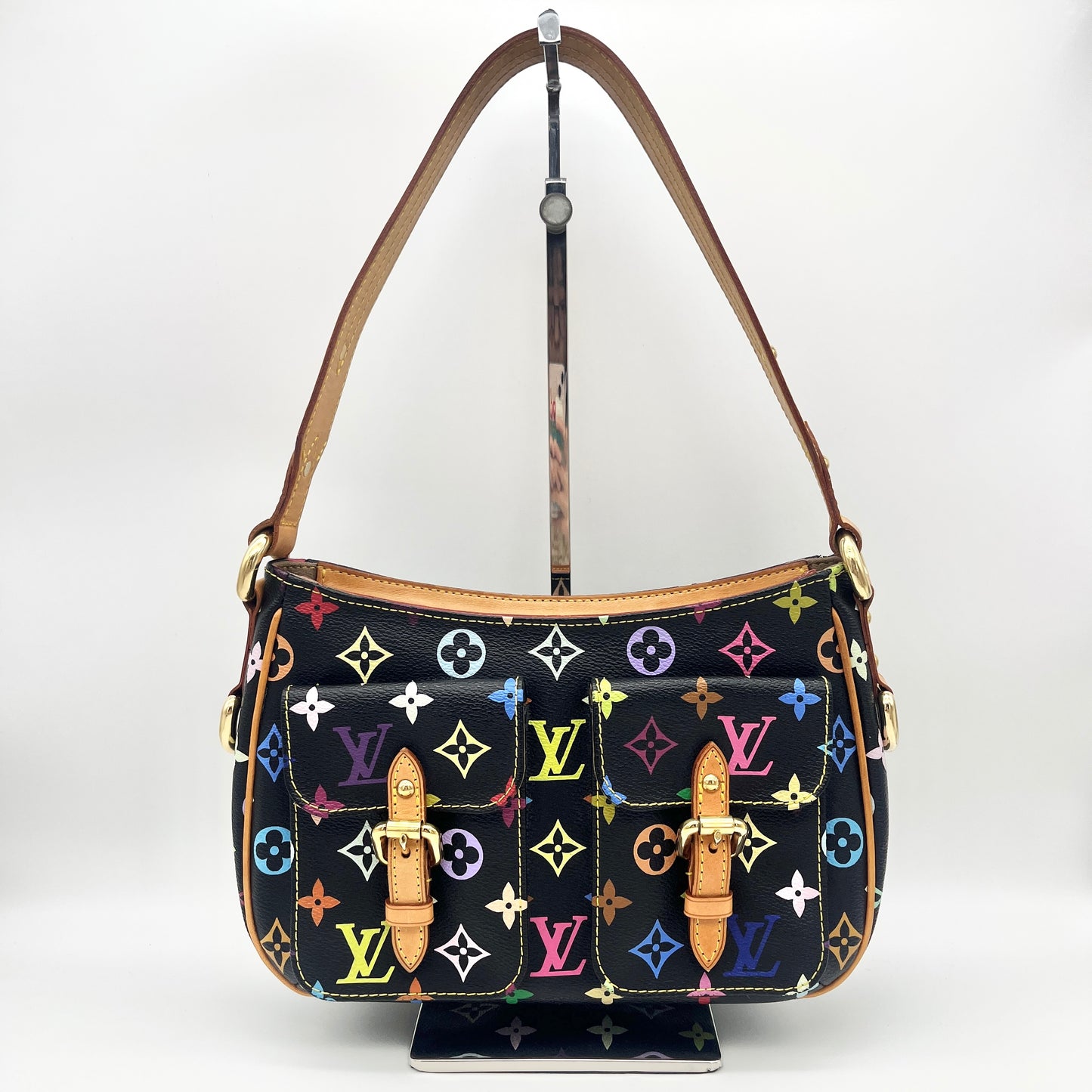 RARE☆☆☆LOUIS VUITTON ﾓﾉｸﾞﾗﾑ ﾏﾙﾁｶﾗｰ ﾌﾞﾗｯｸ ﾛｯｼﾞPM M40054