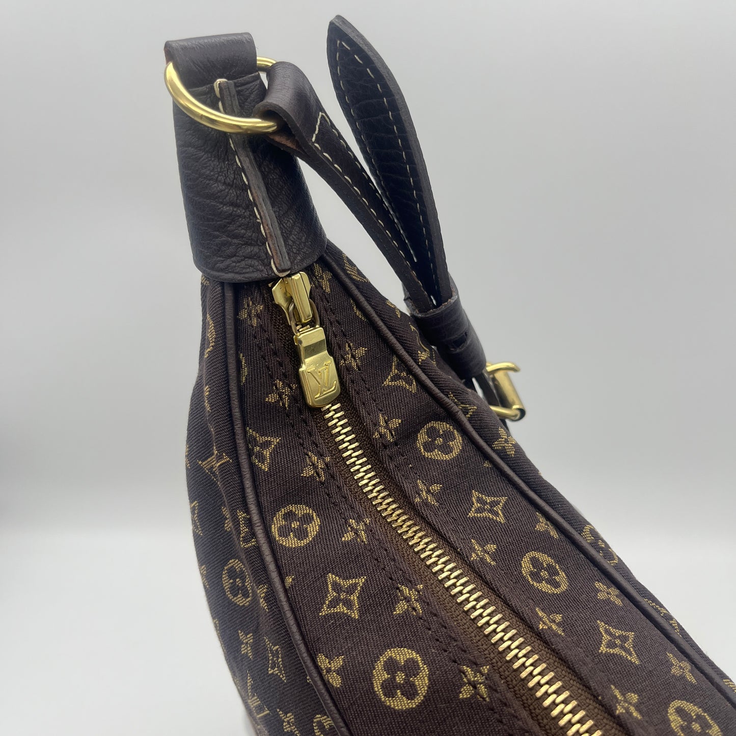 AUTH LOUIS VUITTON Monogram Miniran Brownie Eben M95225