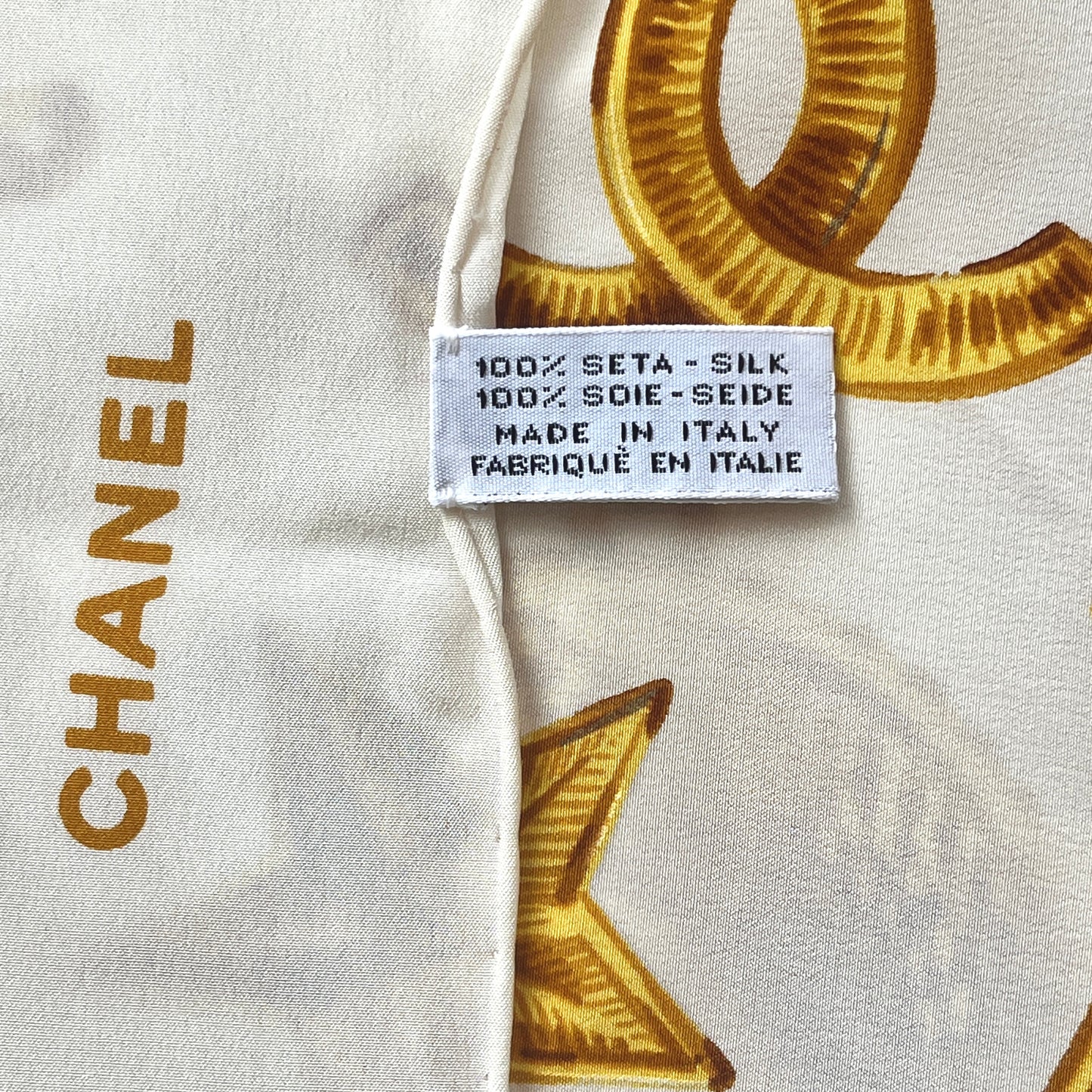 RARE☆☆☆CHANEL 配饰图案围巾