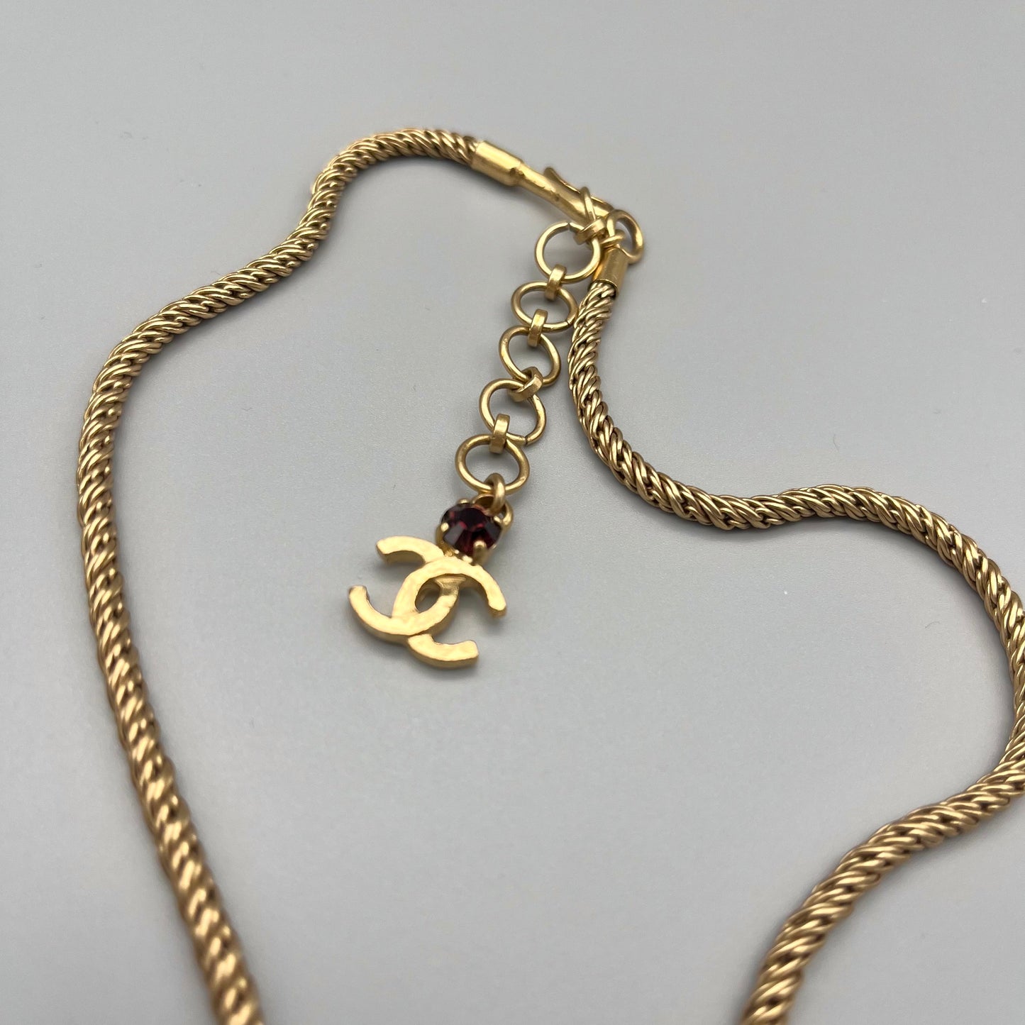 CHANEL Coco Mark Gripoa Necklace 01A