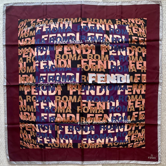 FENDI GRAPHITIS SCARF