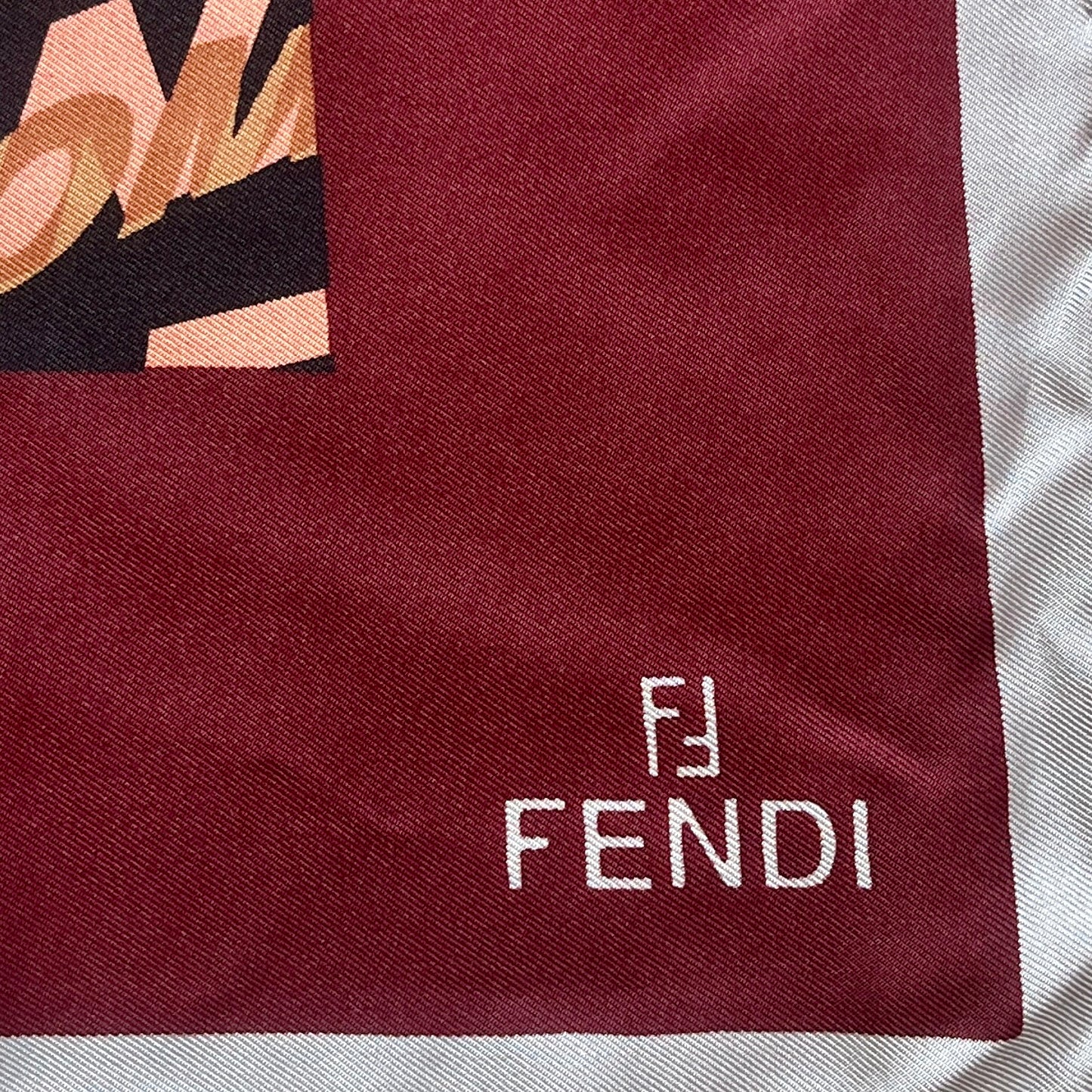 FENDI GRAPHITIS SCARF