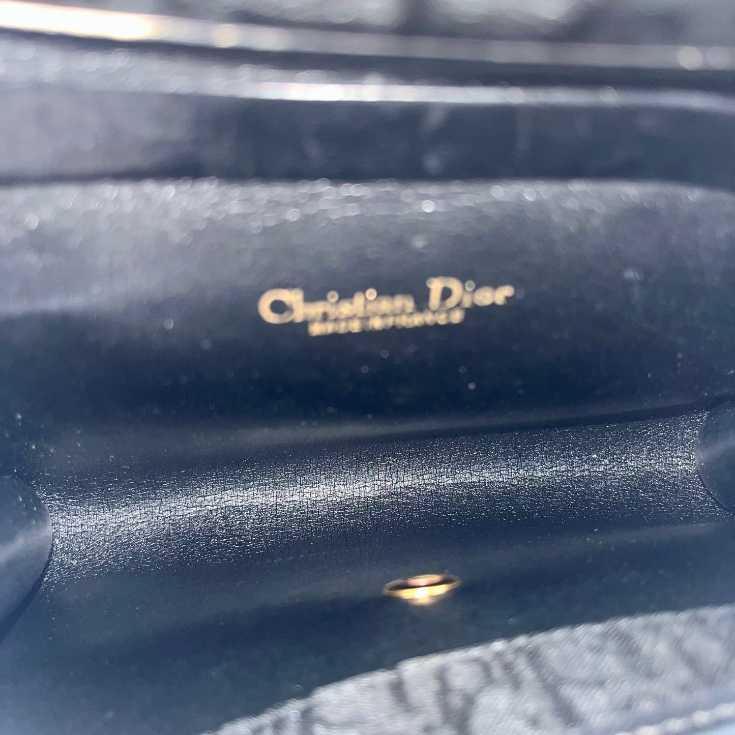 AUTH Pre-owned CHRISTIAN DIOR ﾄﾛｯﾀｰ ﾁｪｰﾝ ｼｮﾙﾀﾞｰﾎﾟｰﾁ