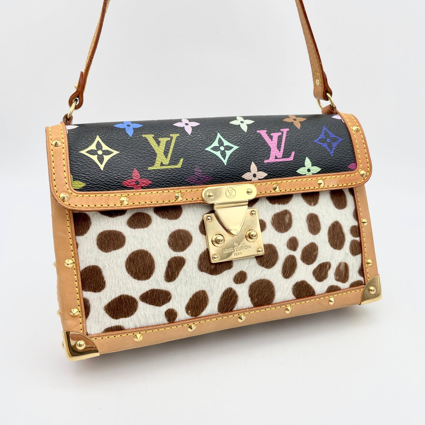 RARE☆☆☆☆☆LOUIS VUITTON Monogram Multicolor Pochette D'Armecienne