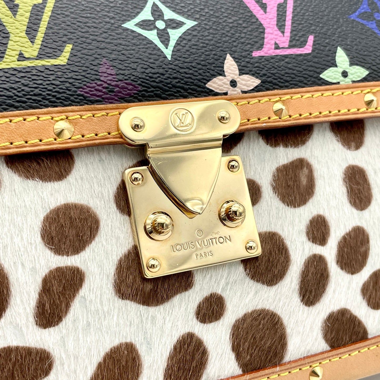 罕见☆☆☆☆☆LOUIS VUITTON Monogram 多色 Pochett d'Almessien