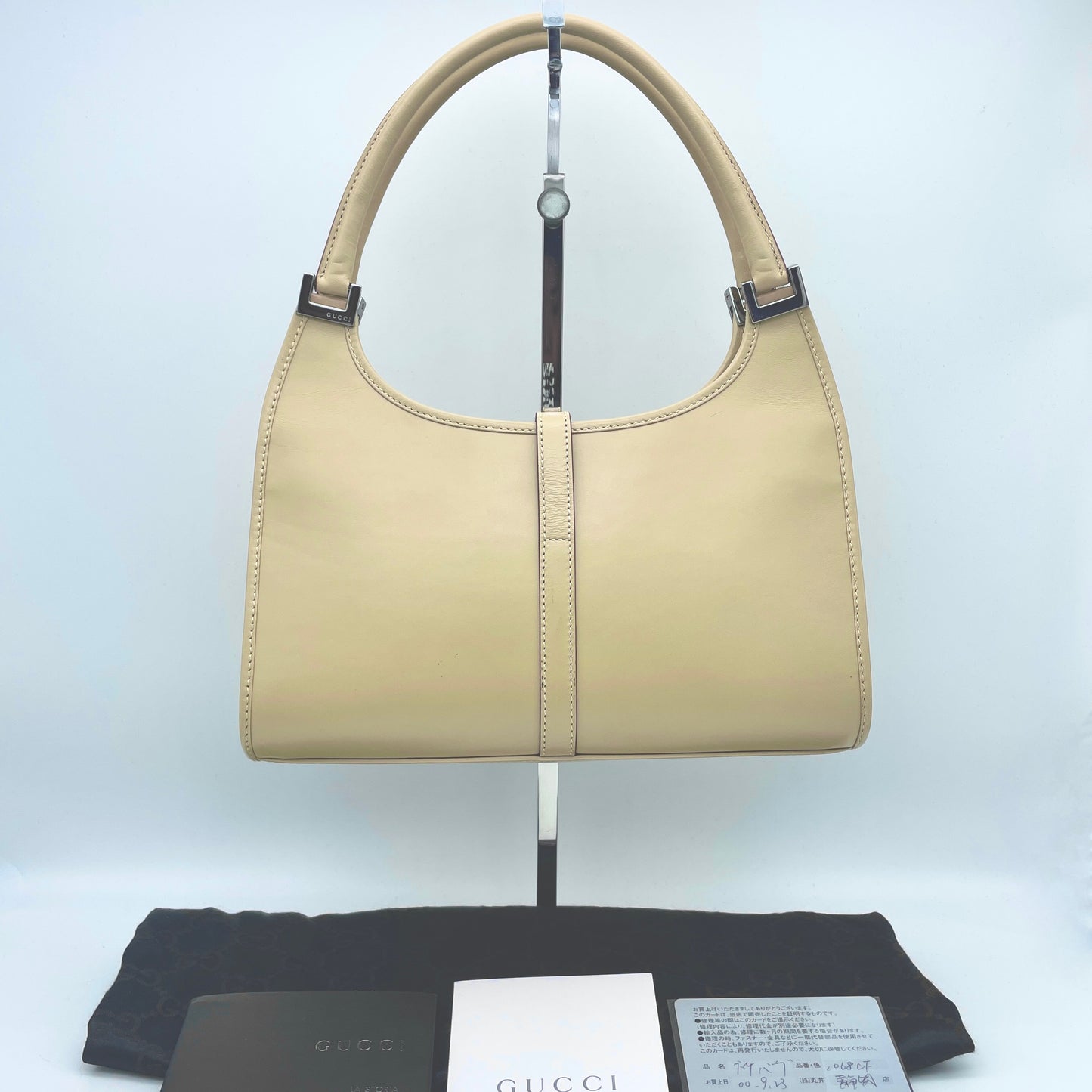 AUTH Pre-owned GUCCI Jackie Locke Handbag