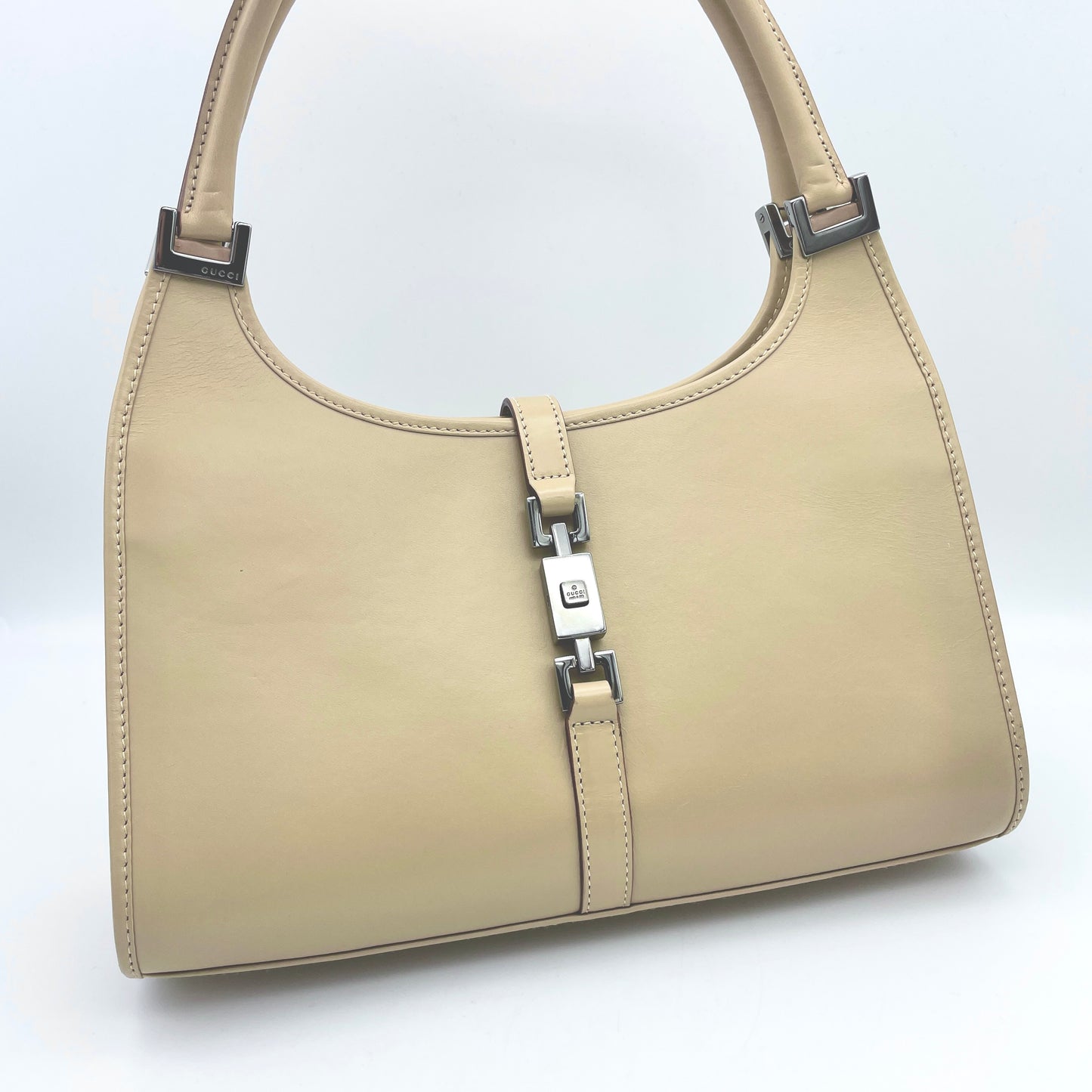 AUTH Pre-owned GUCCI Jackie Locke Handbag