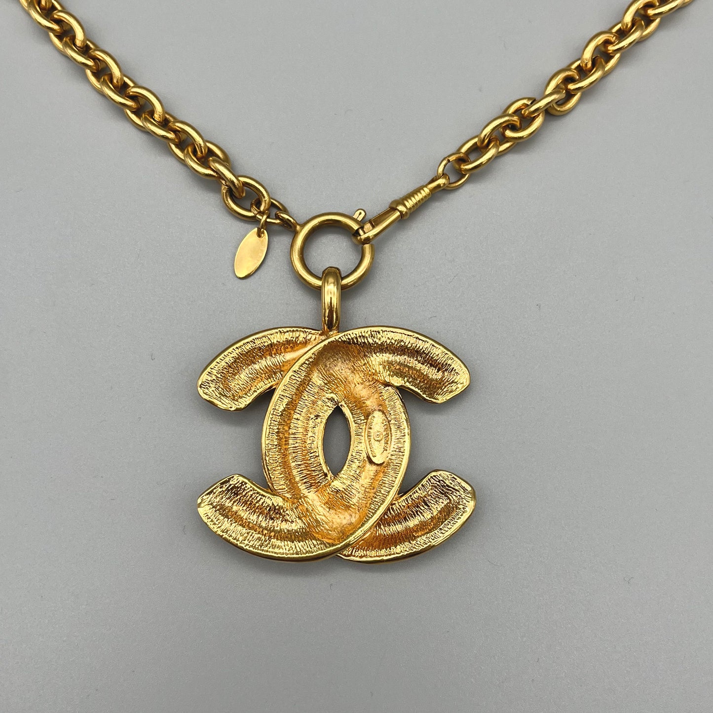 CHANEL Matelasse Coco Mark Necklace GM