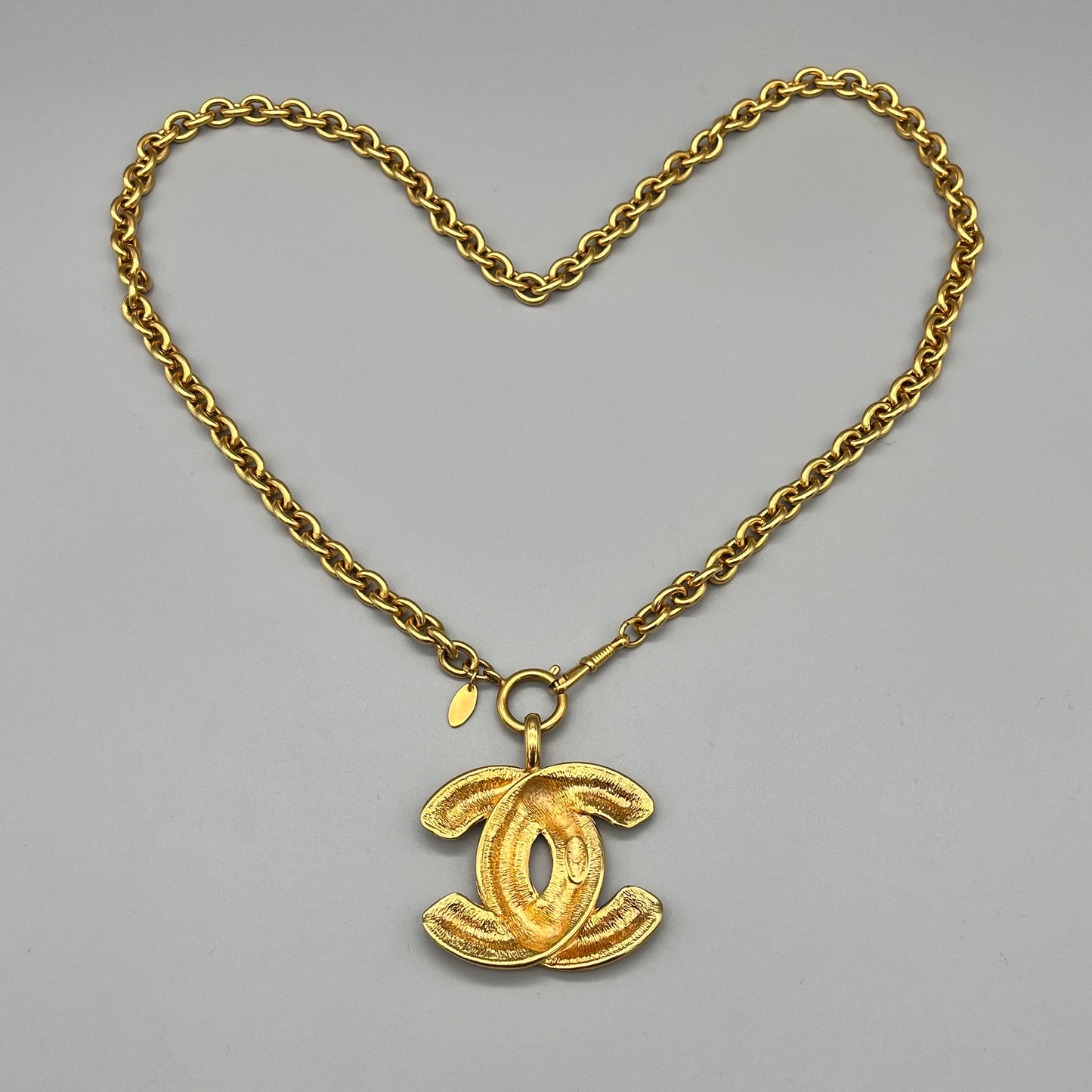 CHANEL Matelasse Coco Mark Necklace GM