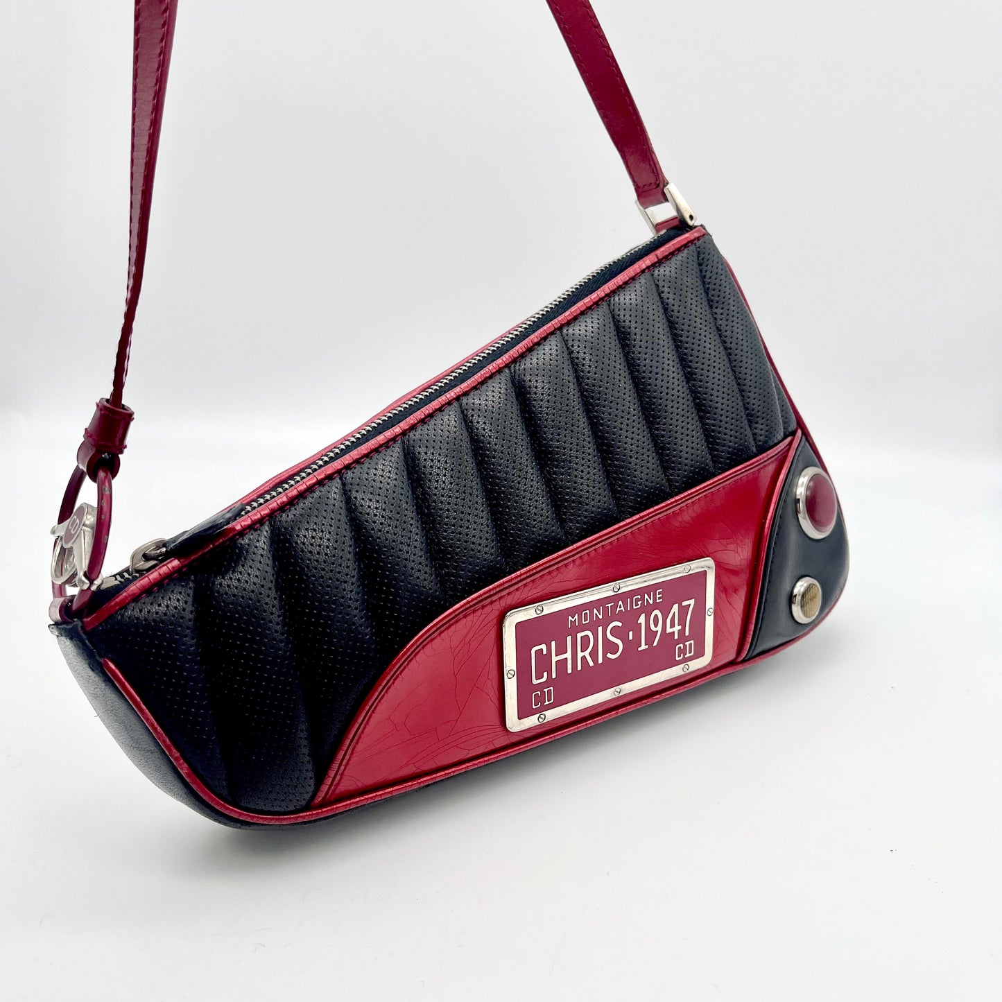 AUTH Pre-owned Christian Dior saddle bag trailer